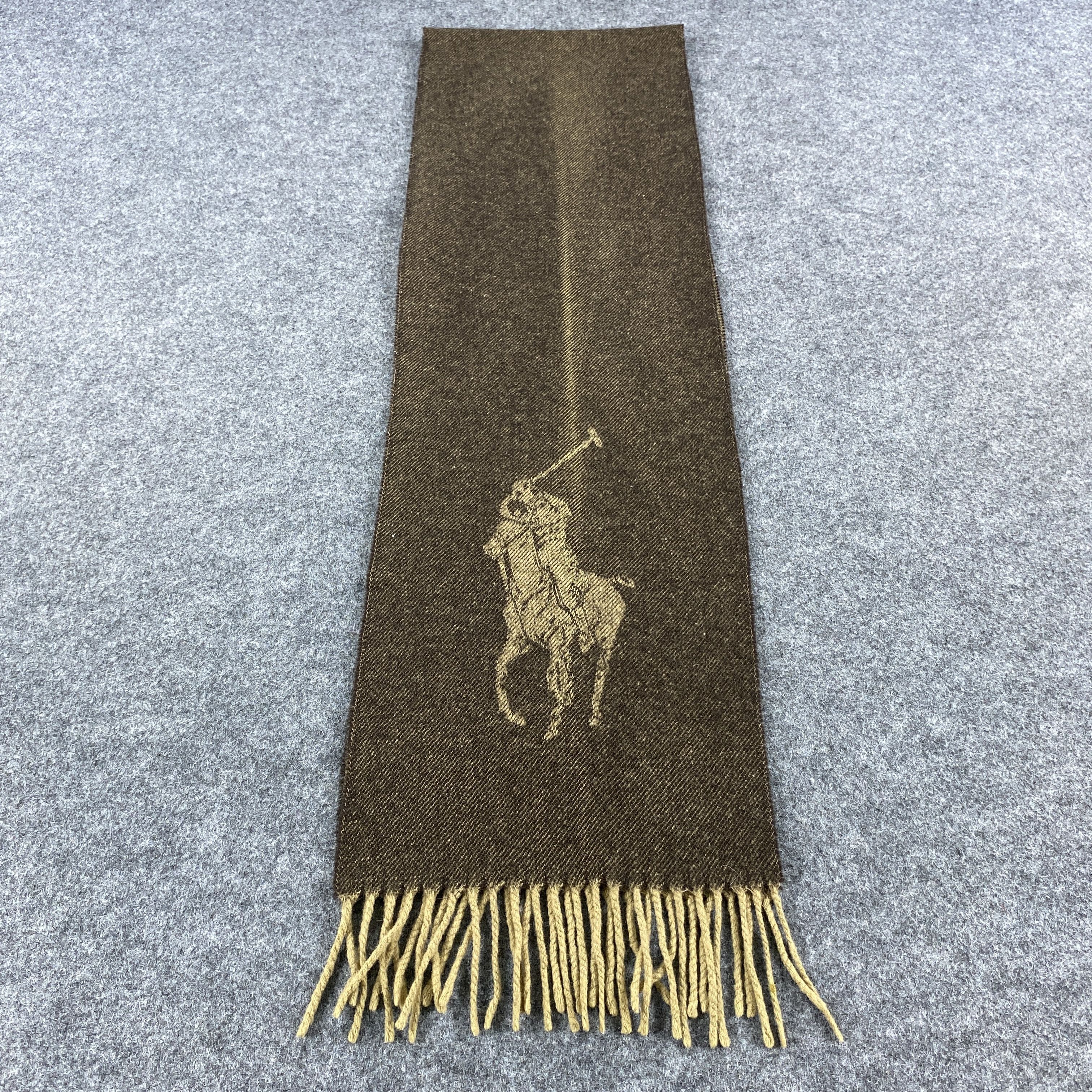 Polo Ralph Lauren × Vintage Polo Ralph Lauren Scarf # Muffler # Neckwear # D592 Size ONE SIZE - 4 Thumbnail