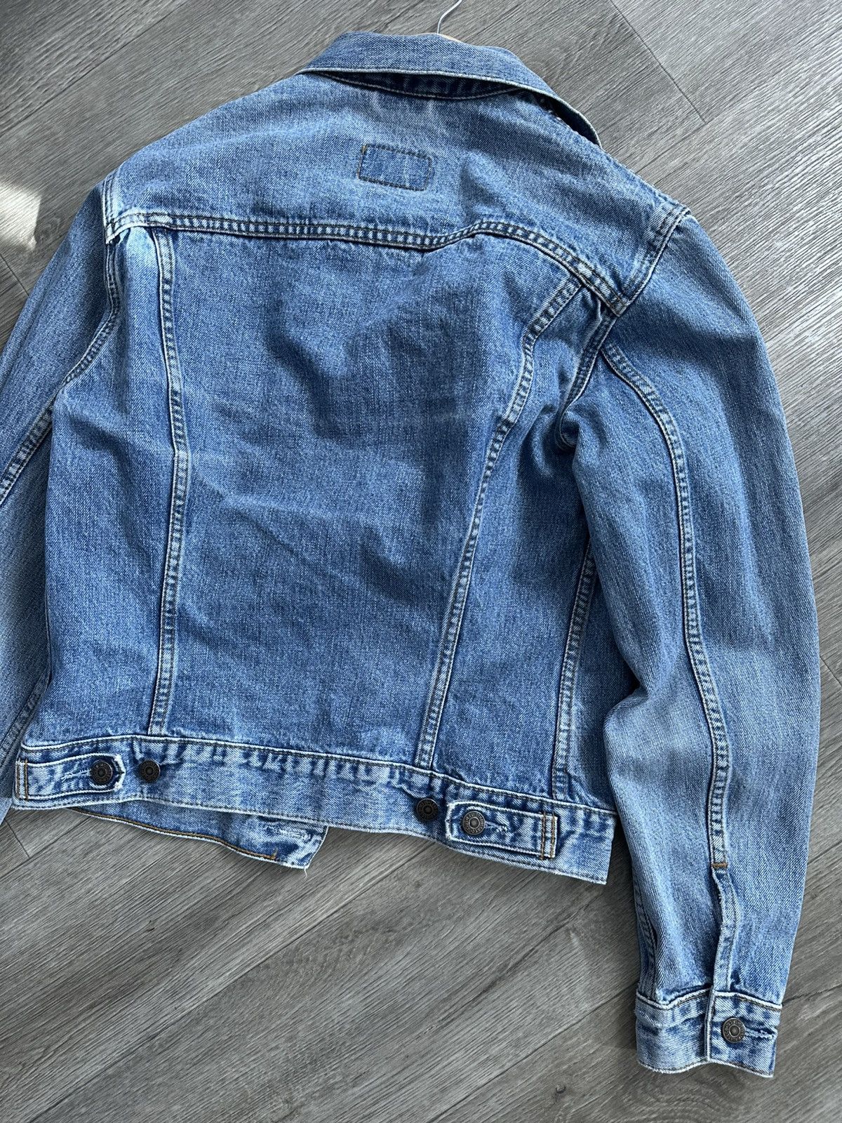 Levi's 🫧 Vintage Levi's Trucker Denim Jacket Blue Medium Wash Size L / US 10 / IT 46 - 11 Thumbnail