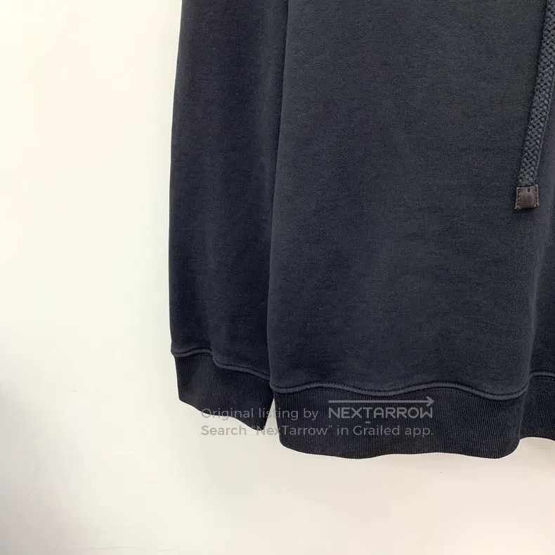 Loewe Loewe Black Logo Leather Branding Hooded Drawstring Long S Size US S / EU 44-46 / 1 - 4 Thumbnail