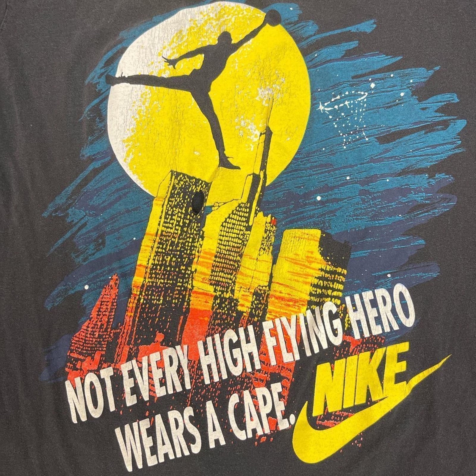 Nike Vintage Nike Jordan "Not Every Hero" 90s Graphic Tee Size US L / EU 52-54 / 3 - 2 Thumbnail