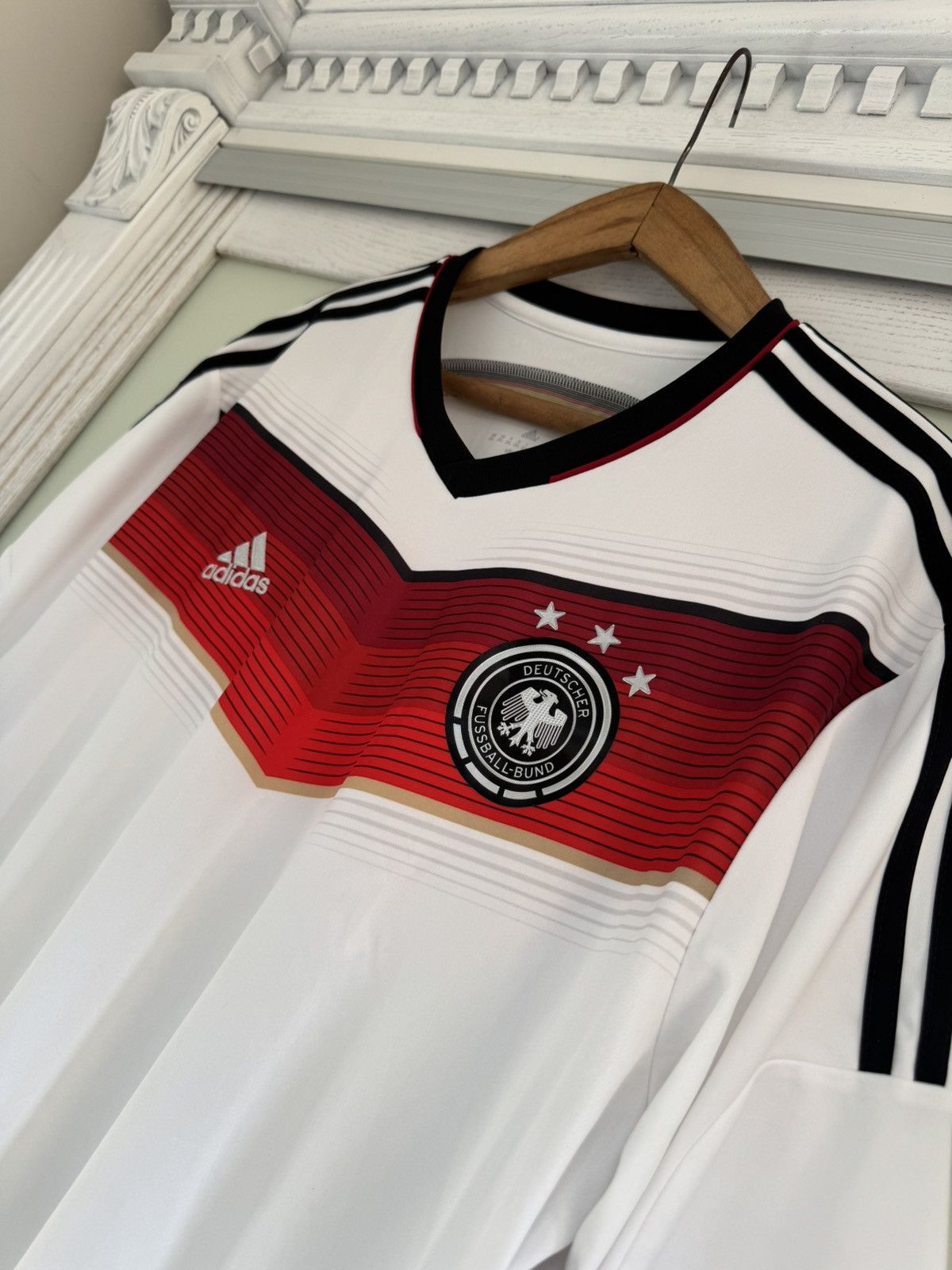 Adidas Germany 2014-2015 World Cup Home Soccer Jersey Football Kit Size US XXL / EU 58 / 5 - 6 Thumbnail