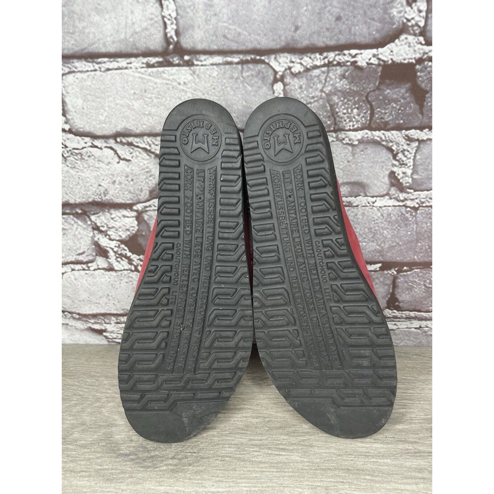 Mephisto Mephisto Lisane Pink Nubuck Leather Slide Cork Wedge Sandals Size US 6 / IT 36 - 11 Thumbnail