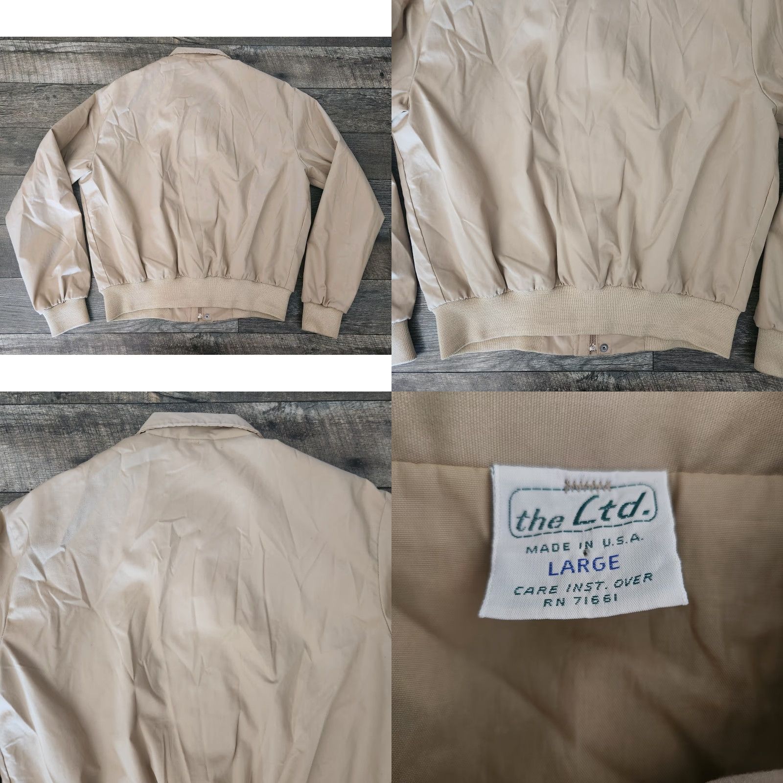 John Deere VINTAGE 60s John Deere Jacket The Ltd Size L Ivory Employee Script Embroidered Mens Womens? (omit) Size US L / EU 52-54 / 3 - 8 Thumbnail