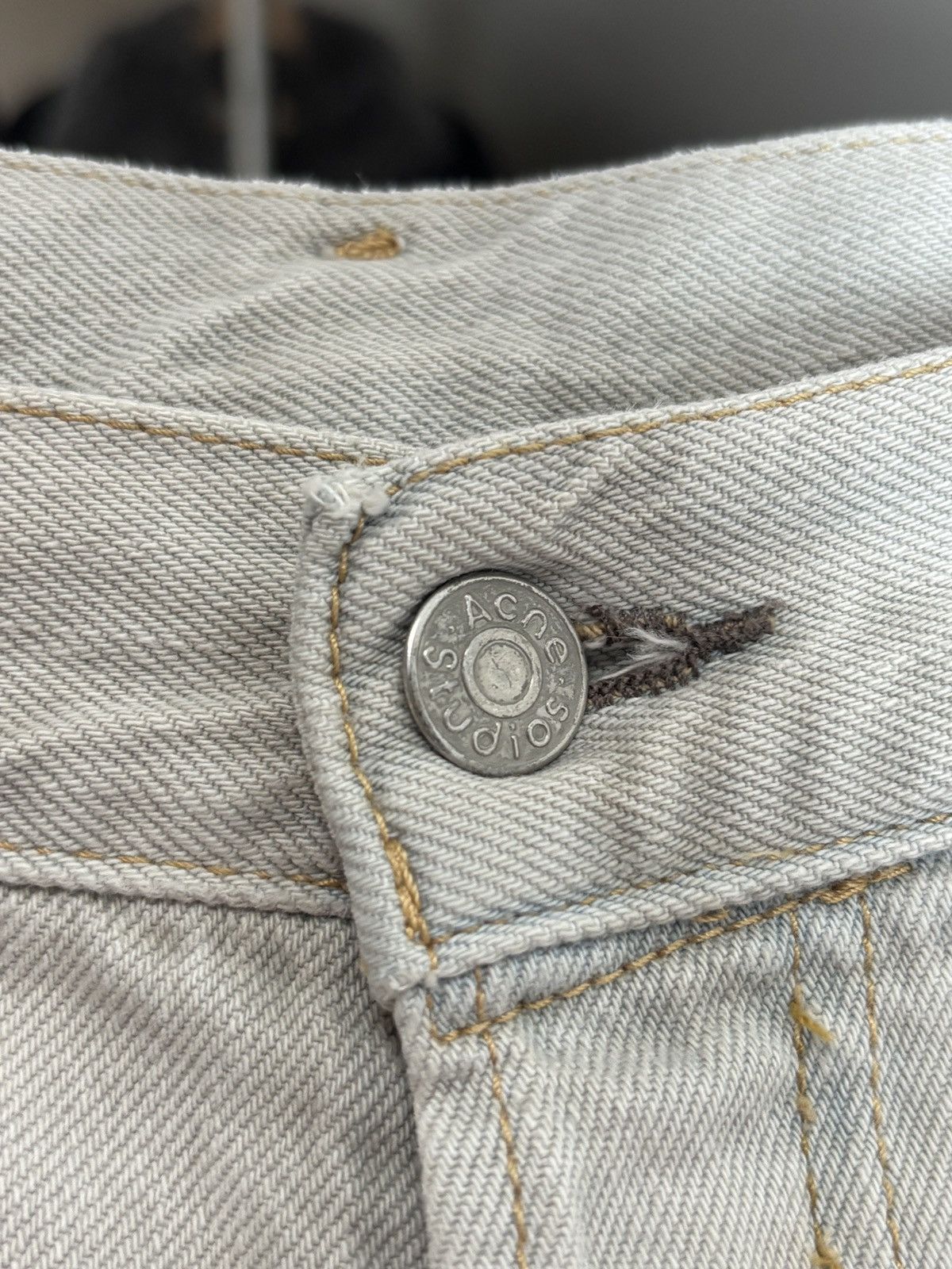 Acne Studios Acne Studios 1991 Toj Pompeii Distressed Loose Denim Pants Size US 36 / EU 52 - 9 Thumbnail