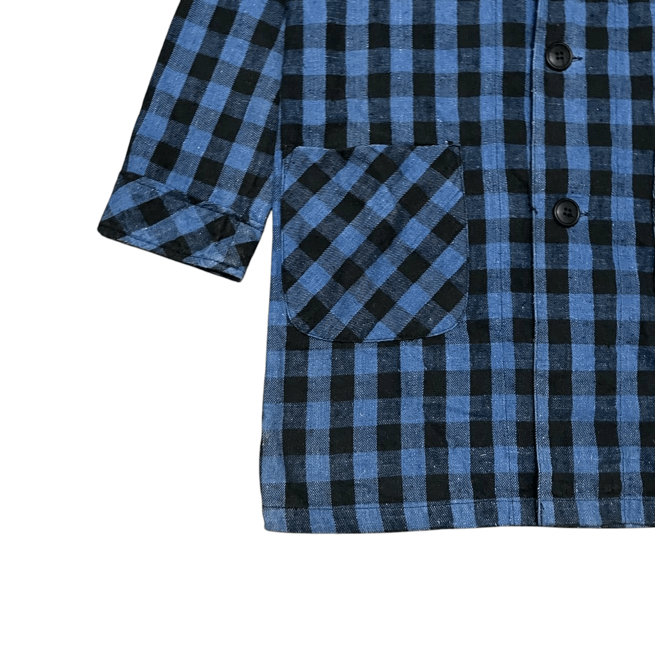 Blue Blue Japan Vintage Blue Blue Japan Indigo Dye Plaid Jacket Size US S / EU 44-46 / 1 - 3 Thumbnail