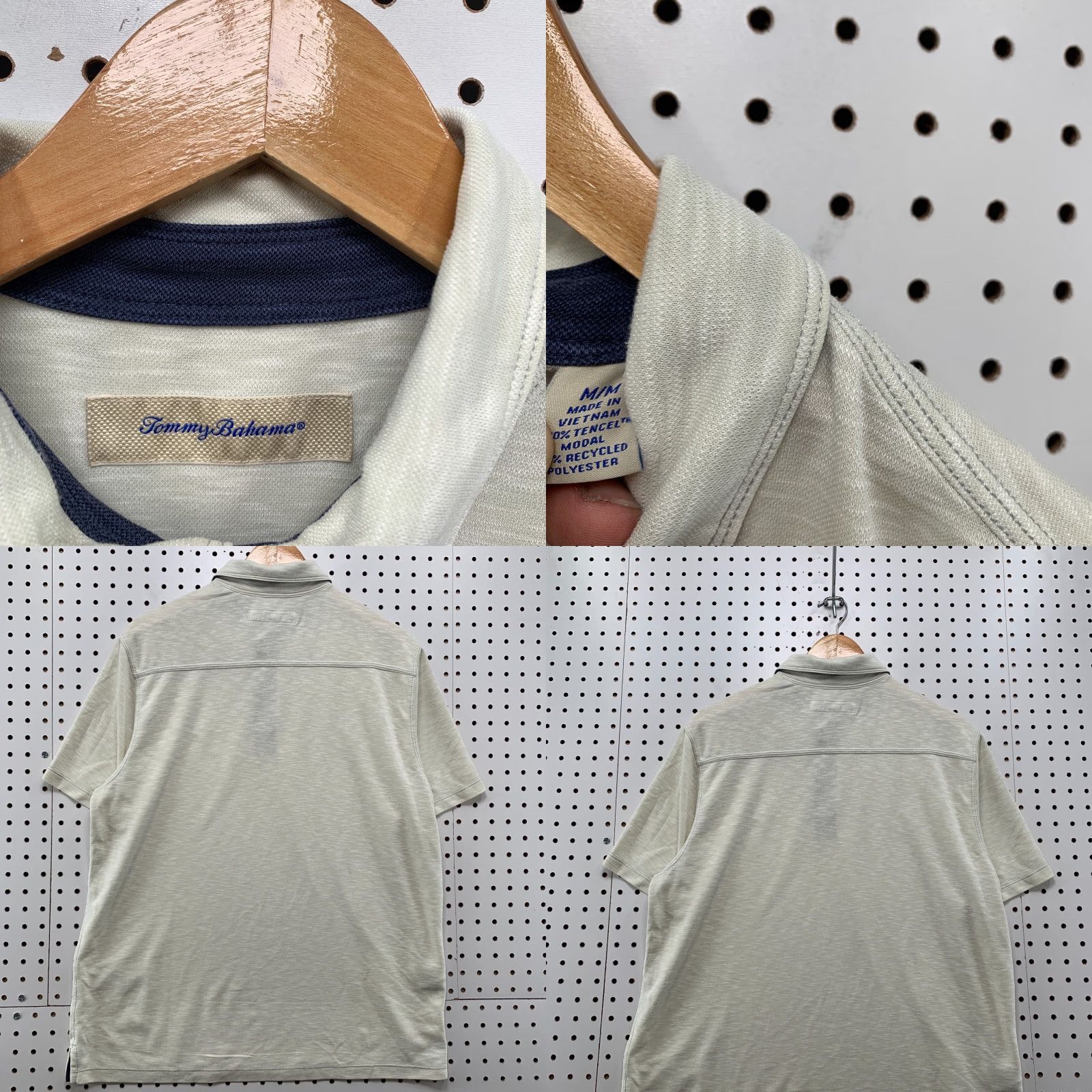 Tommy Bahama Tommy Bahama Polo Shirt Mens M Beige Short Sleeve Casual Polo Shirt Mens Beige Short Sleeve Casual 21.5x28 Size US M / EU 48-50 / 2 - 8 Thumbnail