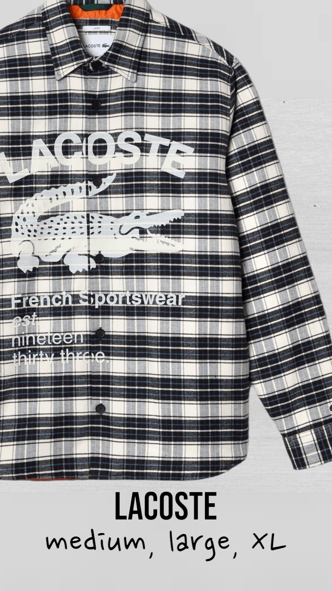 Lacoste EXCLUSIVE LACOSTE OVERSHIRT M - FASHIONELLA Size US L / EU 52-54 / 3 - 12 Thumbnail