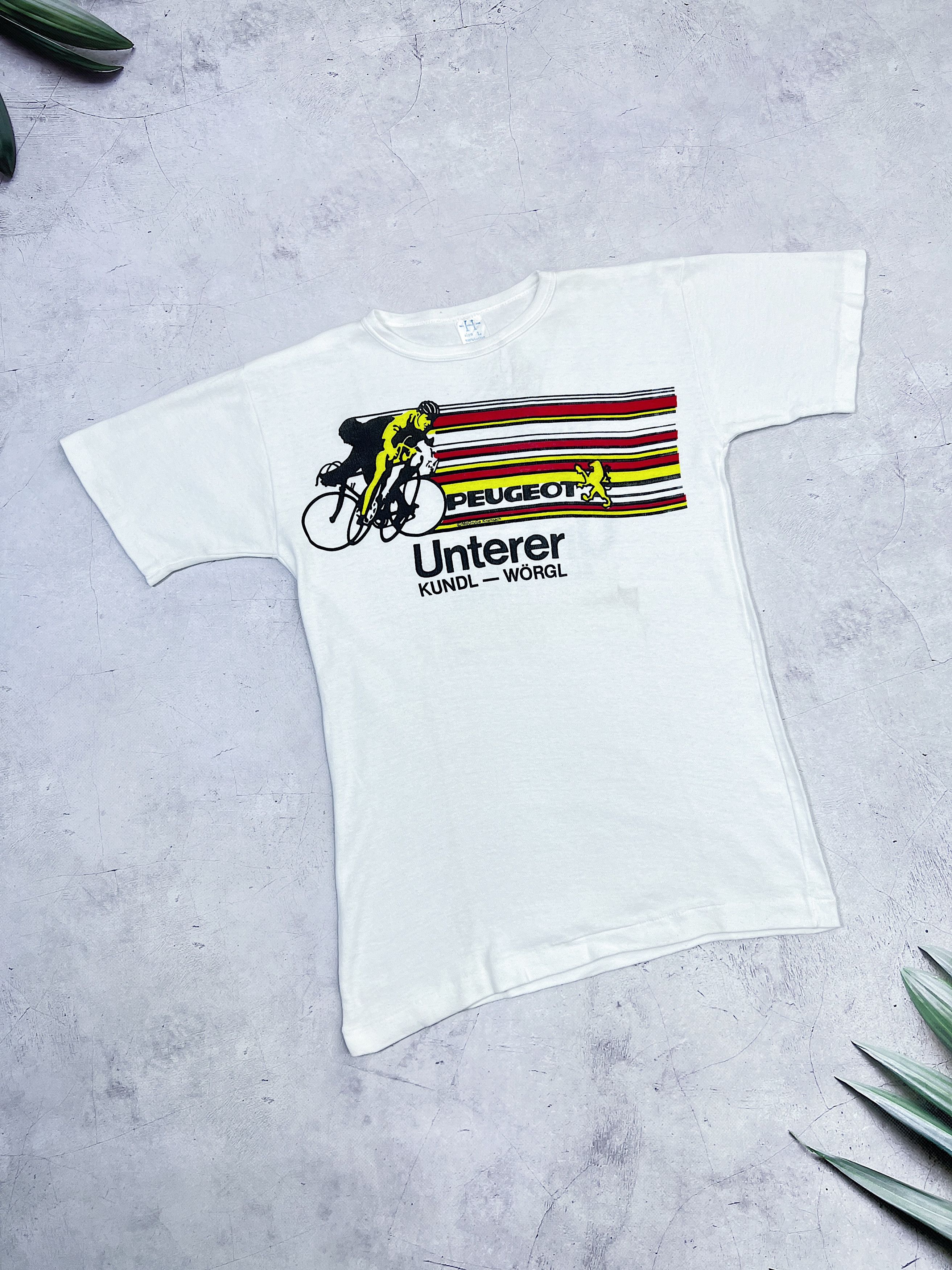 Vintage Vintage Peugeot Unterer Kundl - Worgl T-Shirt x 2 pieces Size US S / EU 44-46 / 1 - 4 Thumbnail