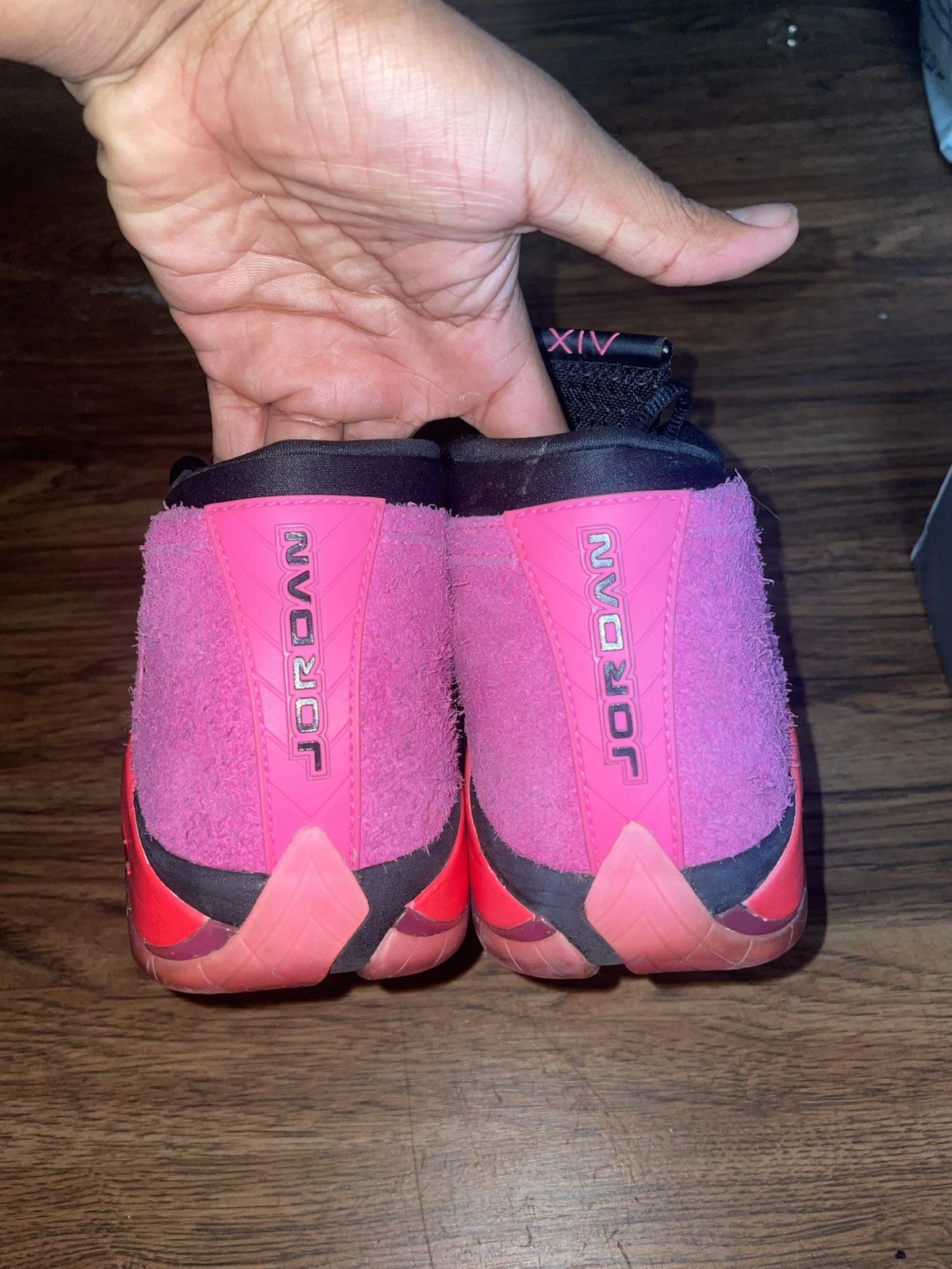 Jordan Brand Jordan 14 shocking pink size 8 womens Size US 8 / IT 38 - 5 Thumbnail