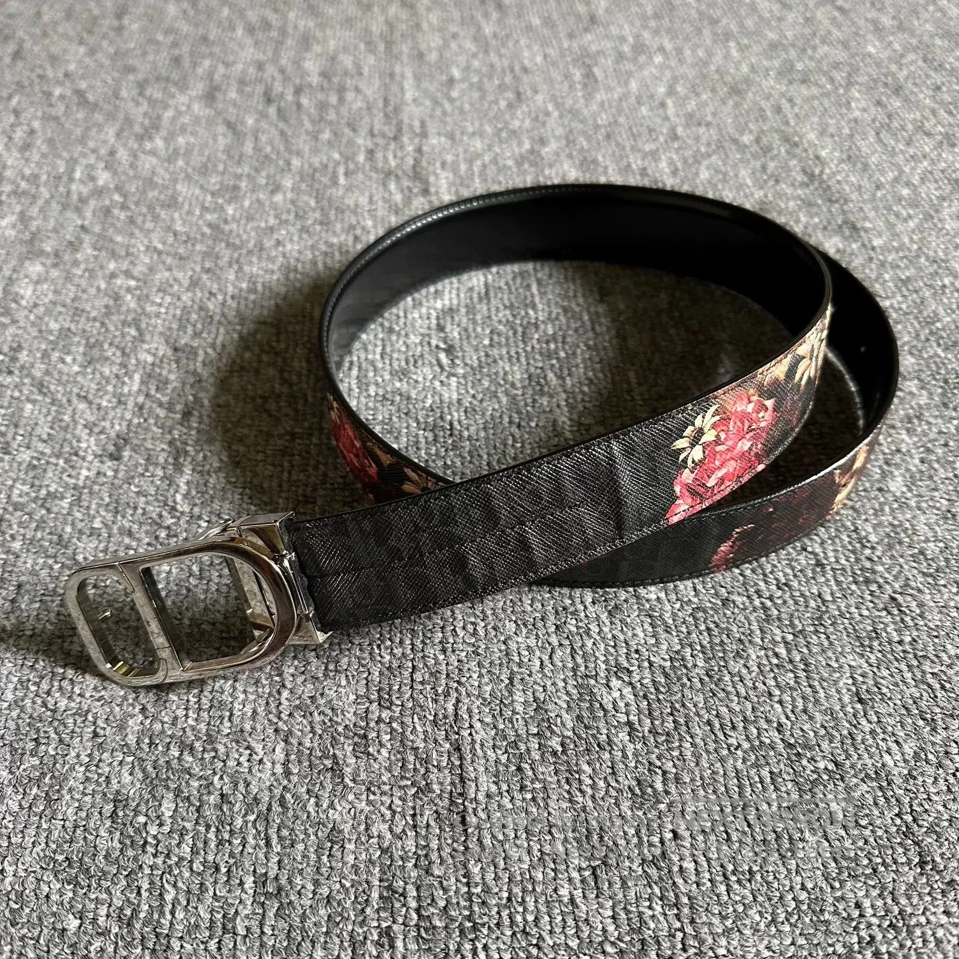 Dior Dior Homme 17ss Toru Kamei Rose Skull Belt. Size ONE SIZE - 2 Thumbnail