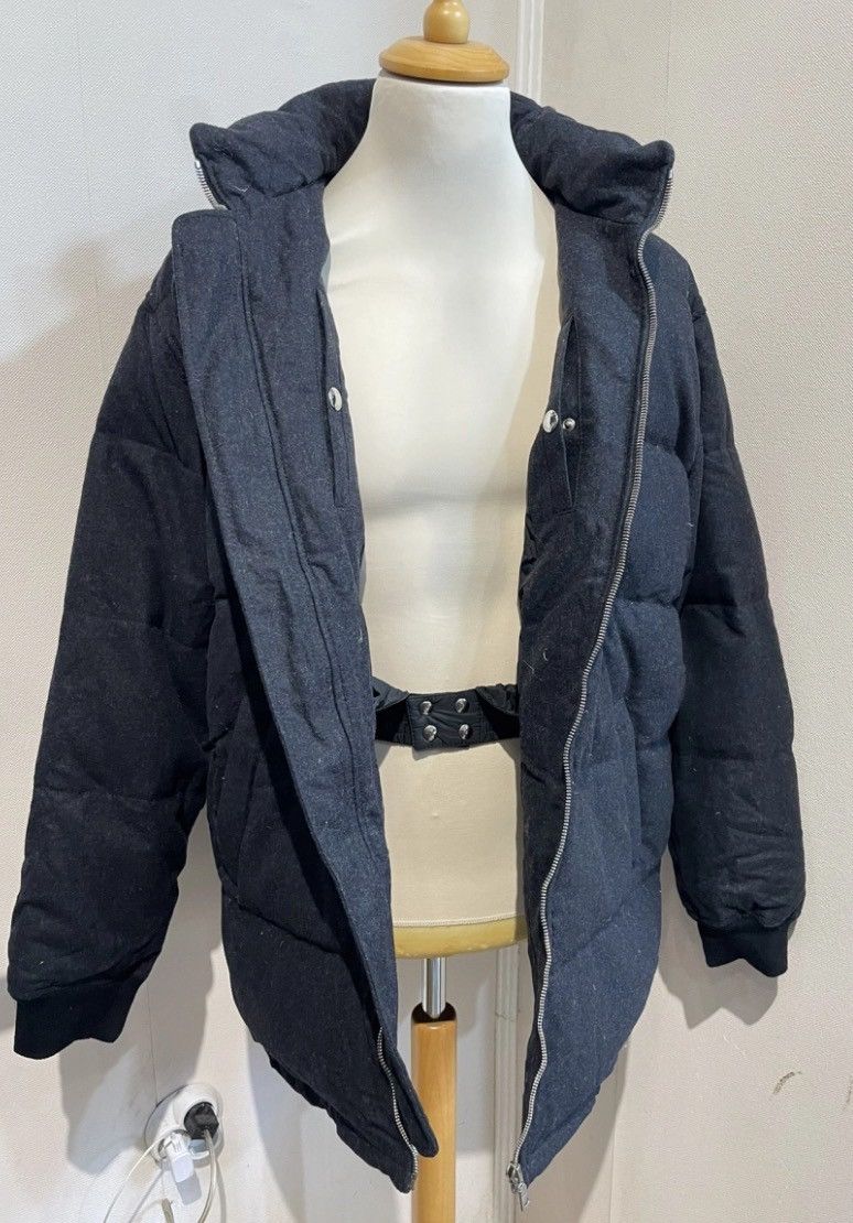 Prada PRADA Men Wool Puffer Down Filled Jacket Grey Men Sz- L Size US M / EU 48-50 / 2 - 4 Thumbnail
