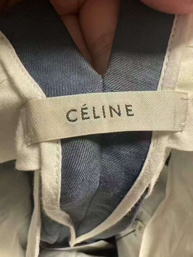 Celine Celine Wool WideLeg Trousers Size 36 Size 34" / US 12 / IT 48 - 3 Thumbnail
