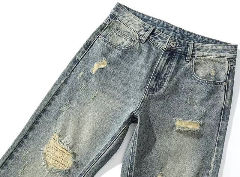 Other Ripped Hollow Boot Cut Jeans Size US 31 - 6 Thumbnail