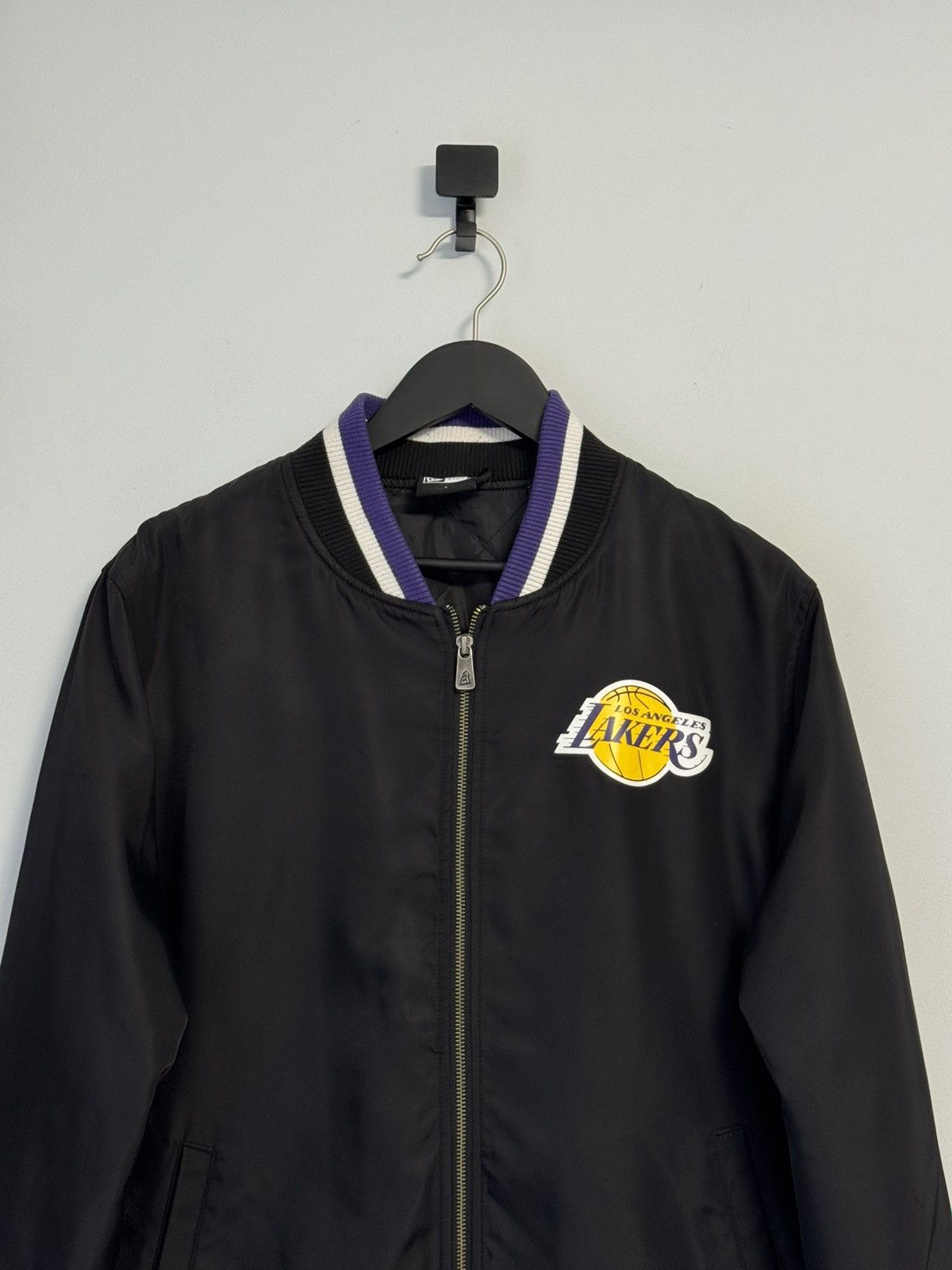 NBA NBA Los Angeles Lakers Bomber Jacket Black Purple Varsity Size US L / EU 52-54 / 3 - 2 Thumbnail