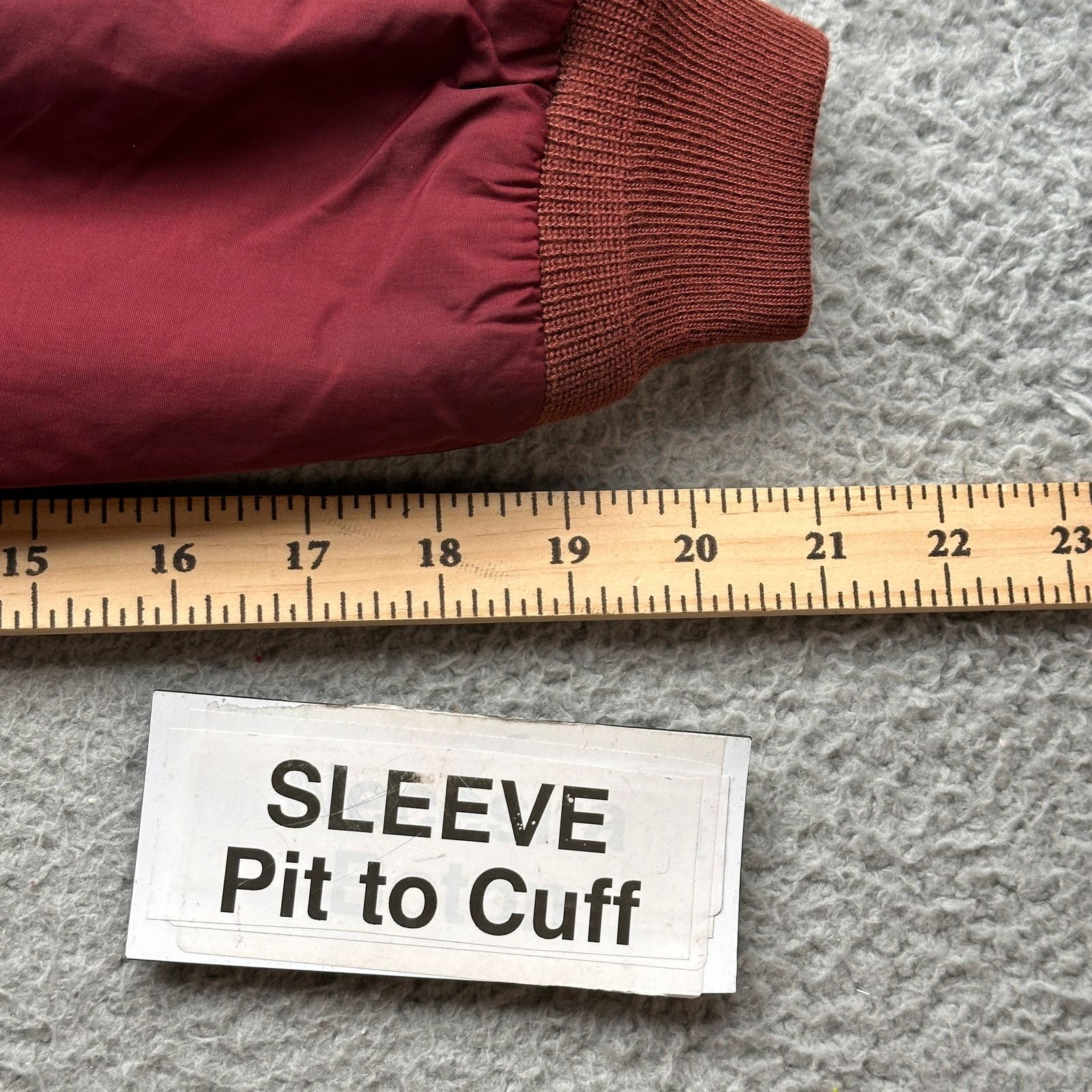 L.L. Bean LL Bean Warm Up Fleece Lined Jacket Mens Large Red Size US L / EU 52-54 / 3 - 3 Thumbnail