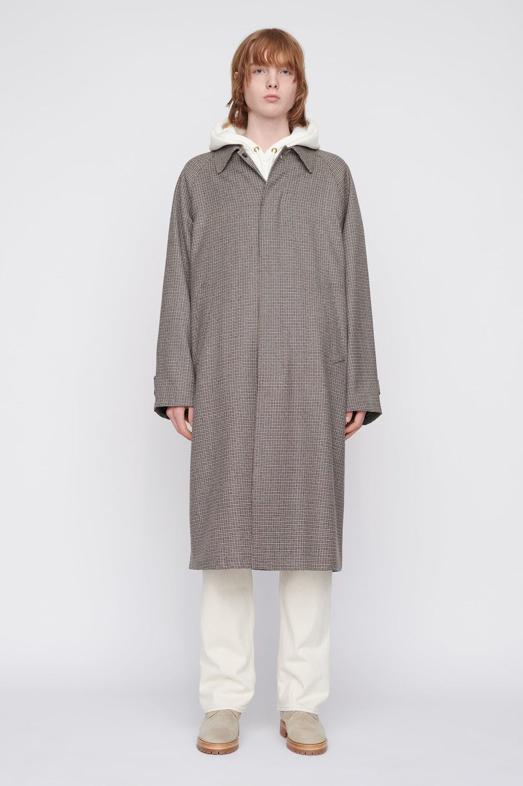 Our Legacy × Stussy Raglan Car Coat Houndstooth Size US S / EU 44-46 / 1 - 6 Thumbnail