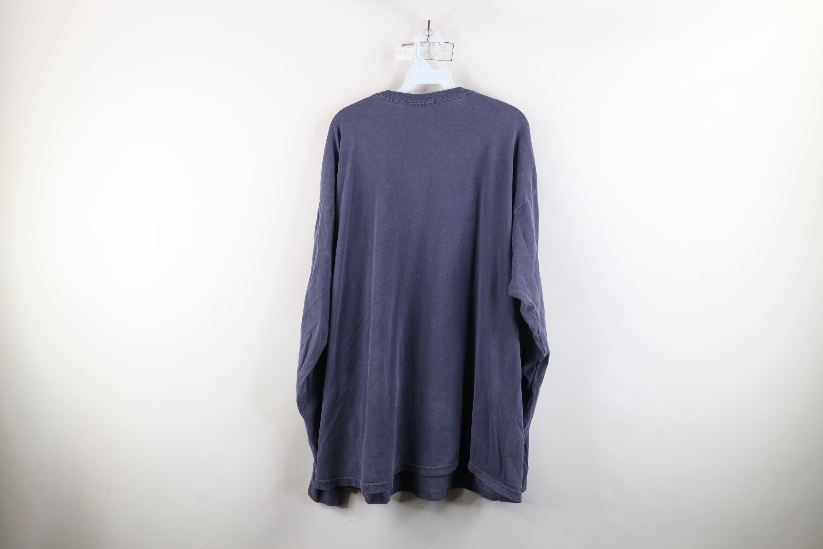 Vintage Vintage 90s Streetwear Stonewash Long Sleeve T-Shirt Cotton Size US XXL / EU 58 / 5 - 10 Thumbnail