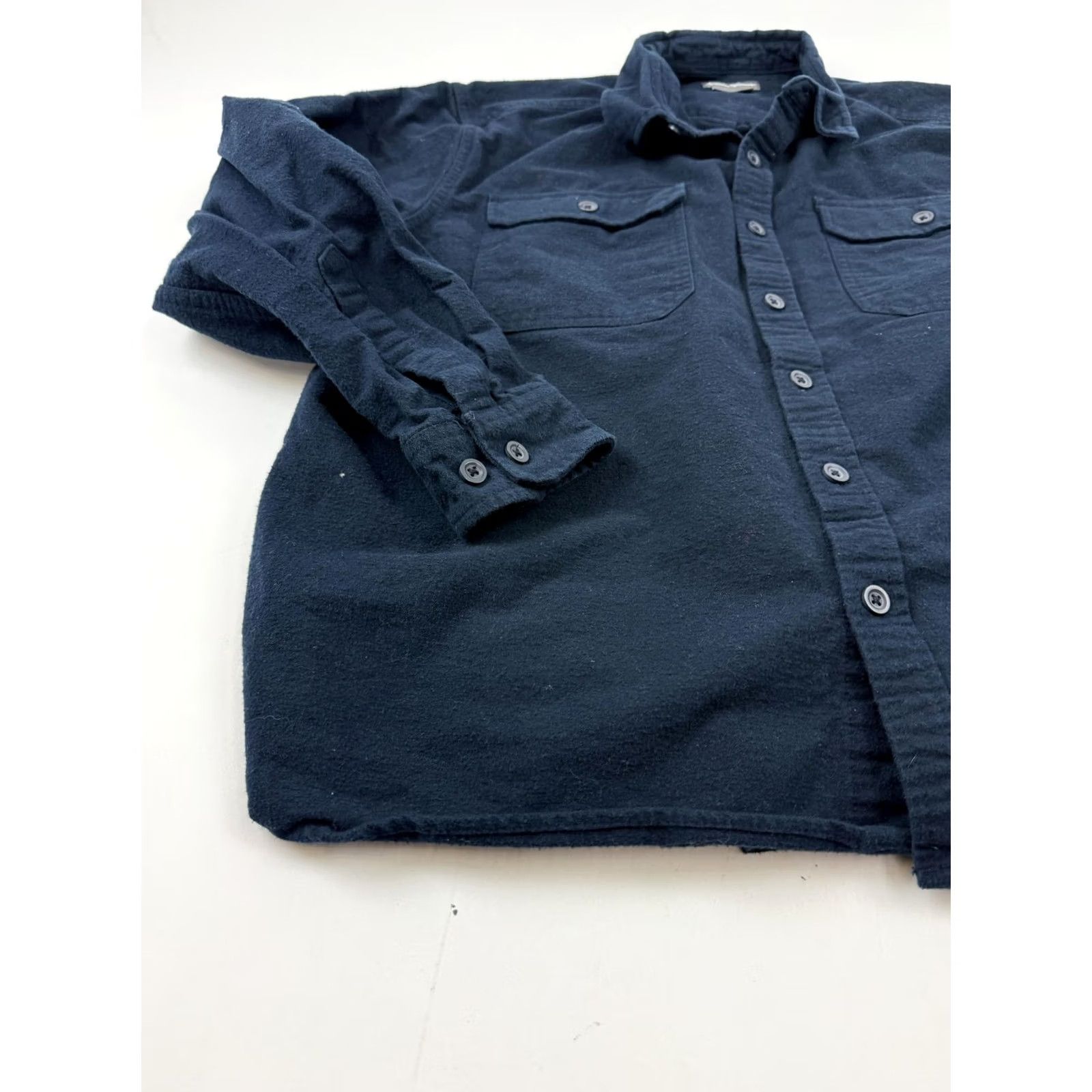 Eddie Bauer Eddie Bauer Mens Large Blue Flannel Button Front Shirt - Casual Size US L / EU 52-54 / 3 - 2 Thumbnail