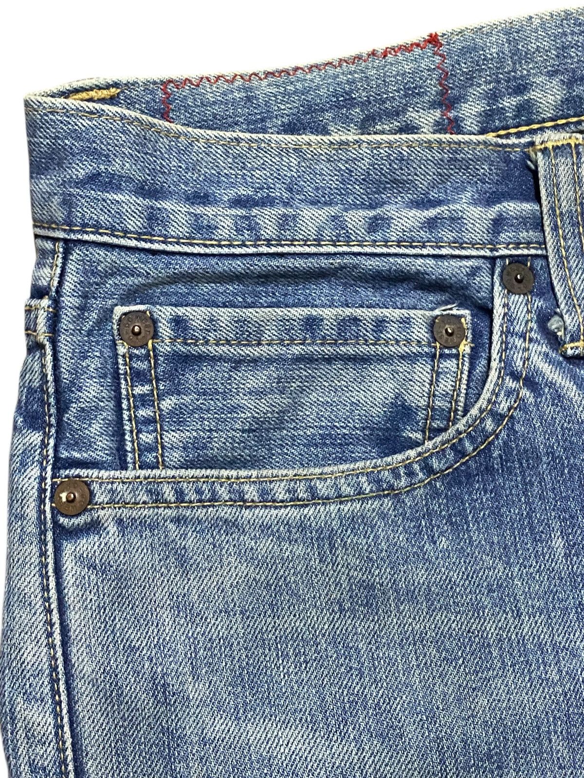GOA Vintage Japanese Brand Gowest Rare Denim Pacthes Baggy Jeans Size US 33 - 12 Thumbnail