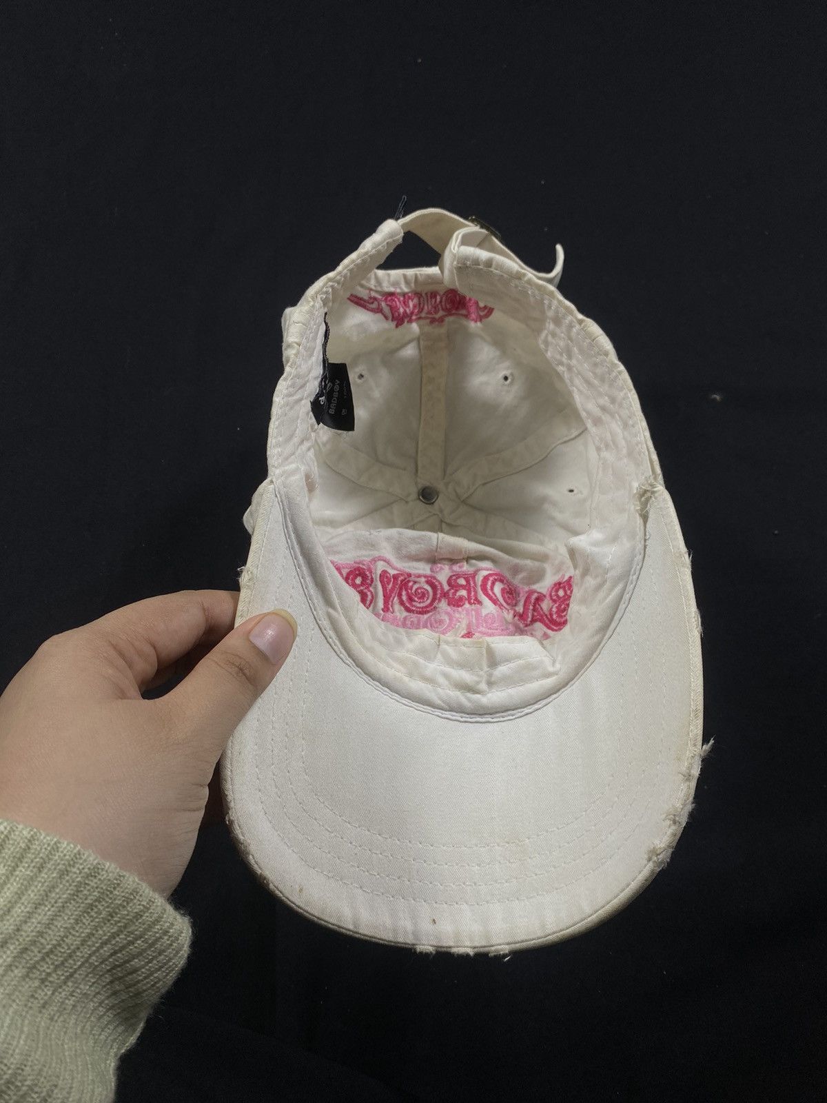 20471120 Bad Boy Ghotic Skull Studded Hat Distressed ifsix lgb style Size ONE SIZE - 6 Thumbnail