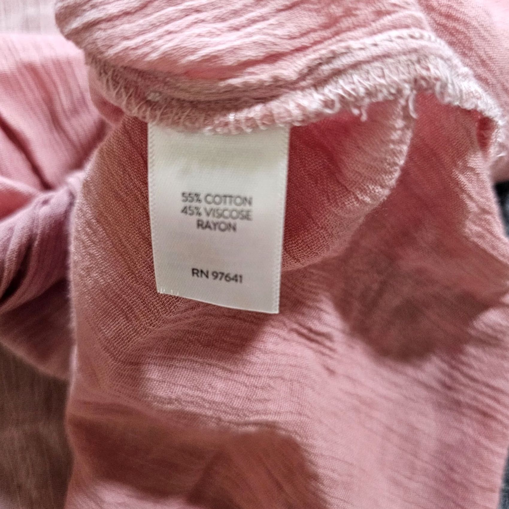 J. Jill J Jill Top Blouse Womens Petites Large Pink Ombre Button Tie Waist Long Sleeve Casual Shirt Size L / US 10 / IT 46 - 7 Thumbnail