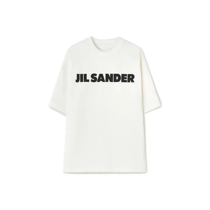 Jil Sander JIL SANDER Logo Print Short Sleeve T-Shirt 0079 Size US XL / EU 56 / 4 - 1 Thumbnail