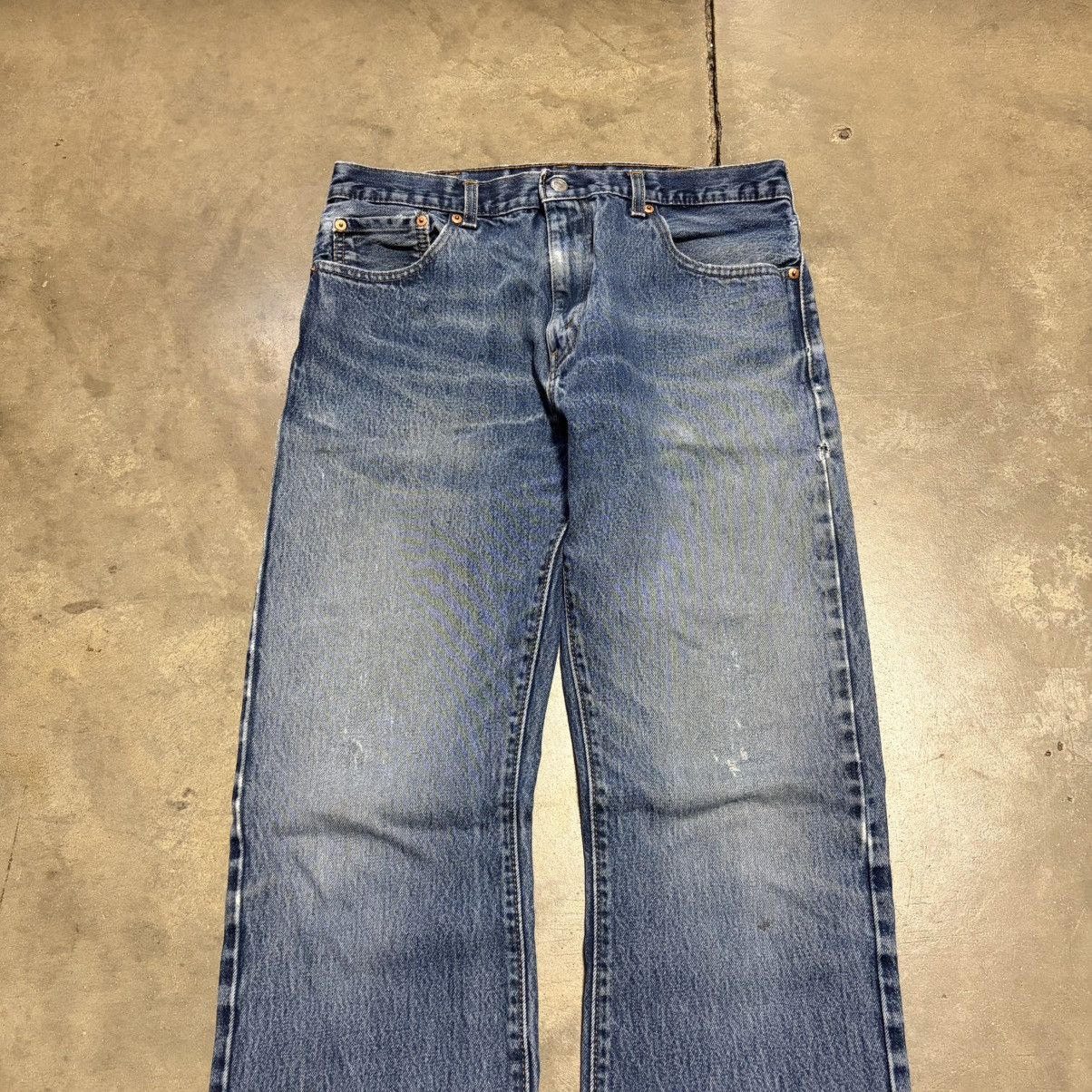 Levi's Vintage 517 Boot Cut Denim Jeans Faded Distressed Grunge Size US 34 / EU 50 - 4 Thumbnail