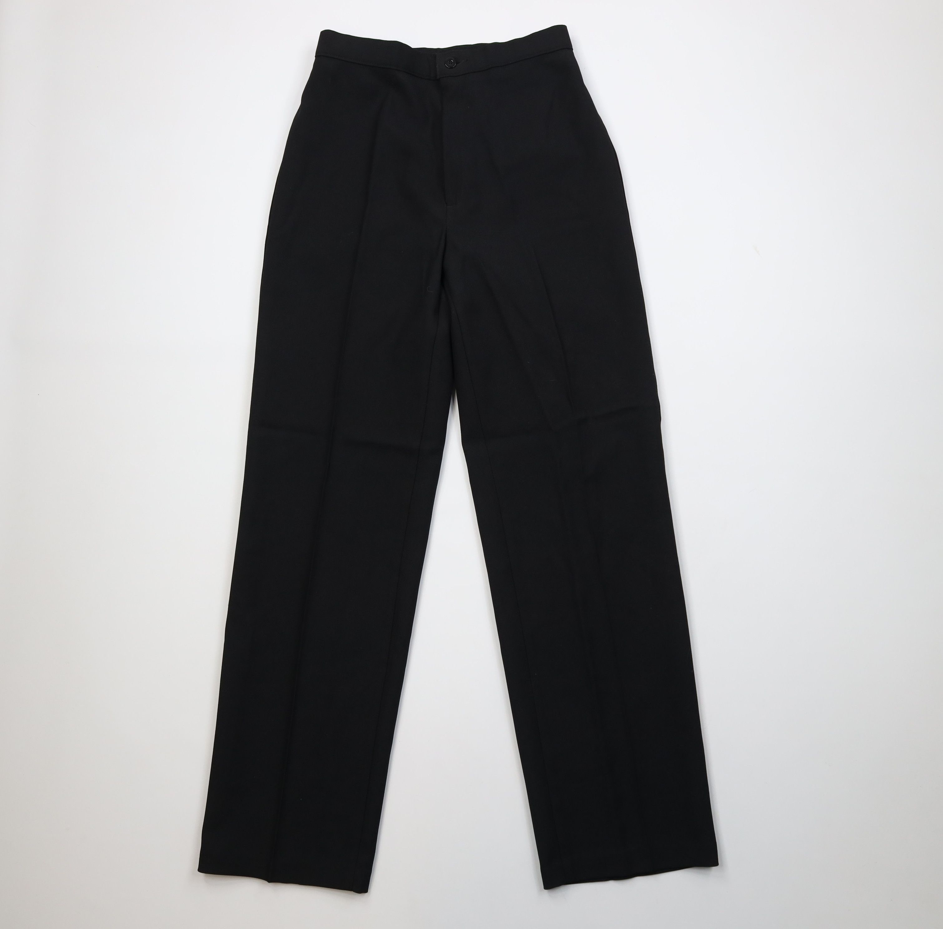 Levi's Vintage 70s 80s Levis Knit Flared Wide Leg Pants Black USA Size 36" / US 14 / IT 50 - 1 Thumbnail