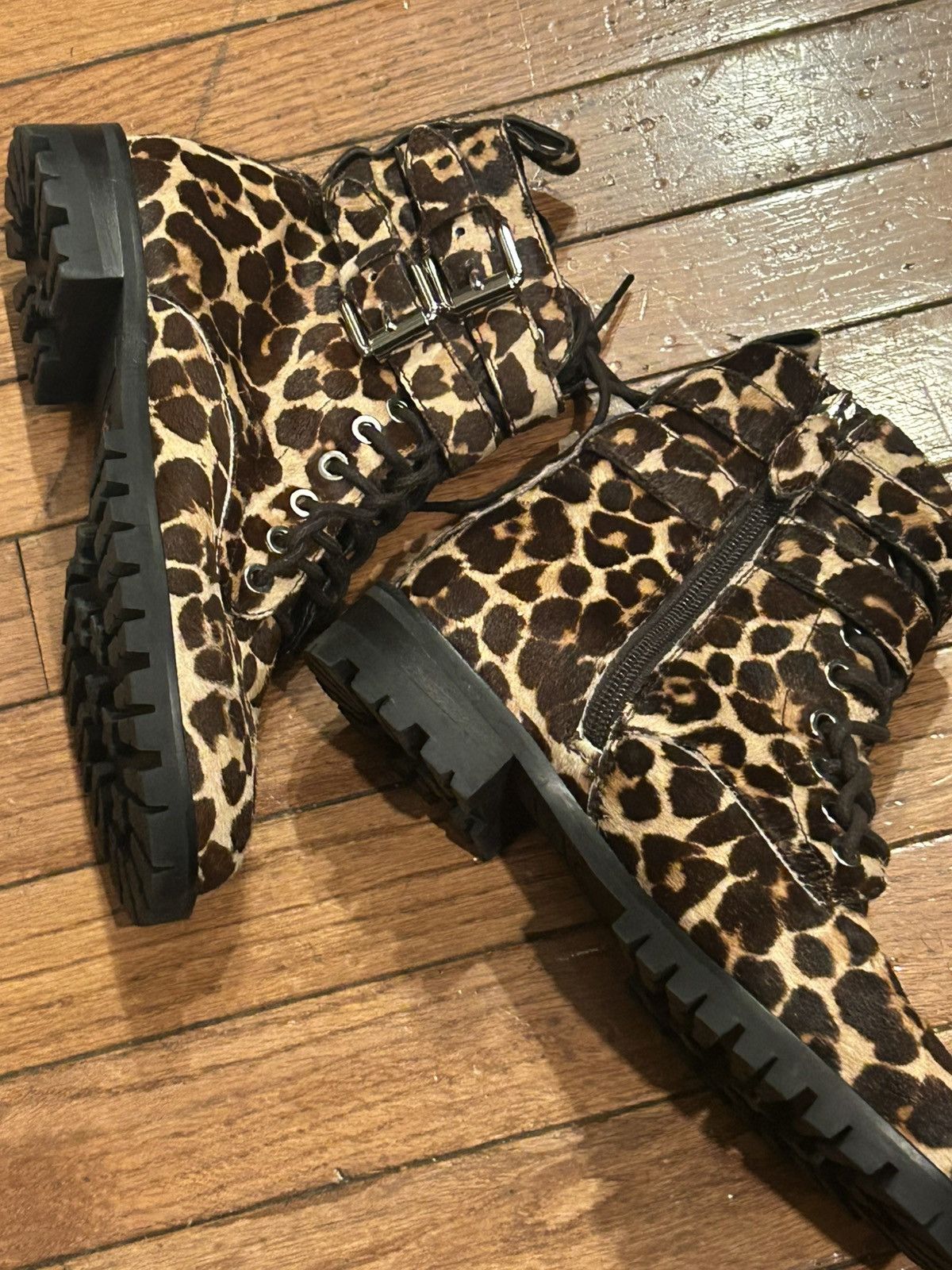 Rebecca Minkoff Rebecca Minkoff Jaiden Leopard Print Size US 7 / IT 37 - 9 Thumbnail