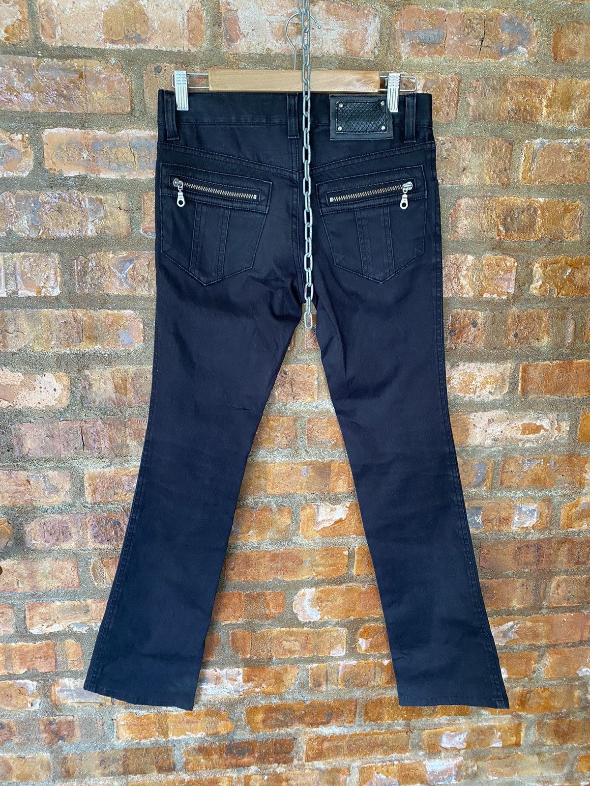 5351 POUR LES HOMMES Vtg 5351 Pour Les Hommes zipper flare pants Size US 30 / EU 46 - 10 Thumbnail