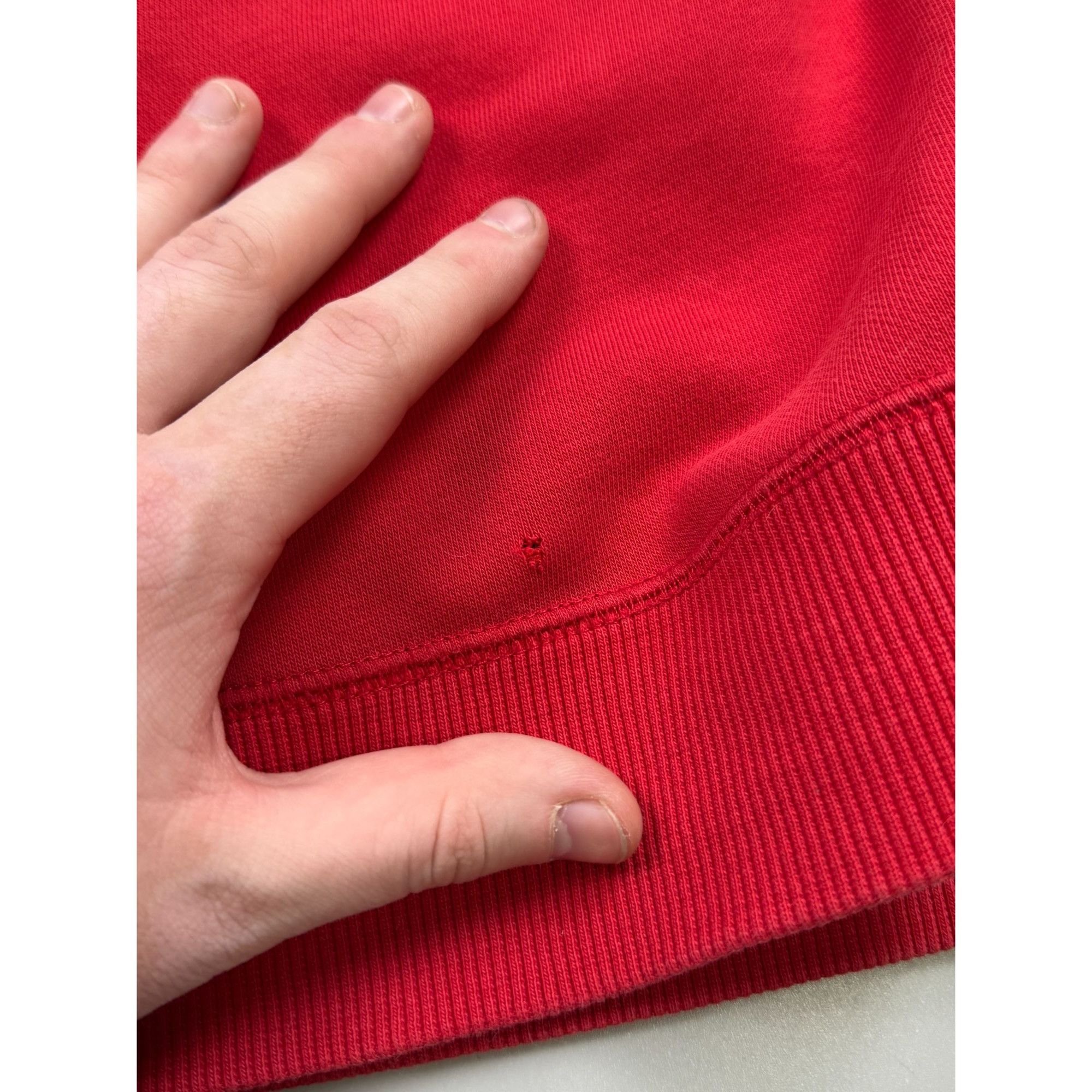 Nike Vintage 00’s Nike Sportswear Crewneck Red Sweatshirt (YG018) Size US L / EU 52-54 / 3 - 5 Thumbnail