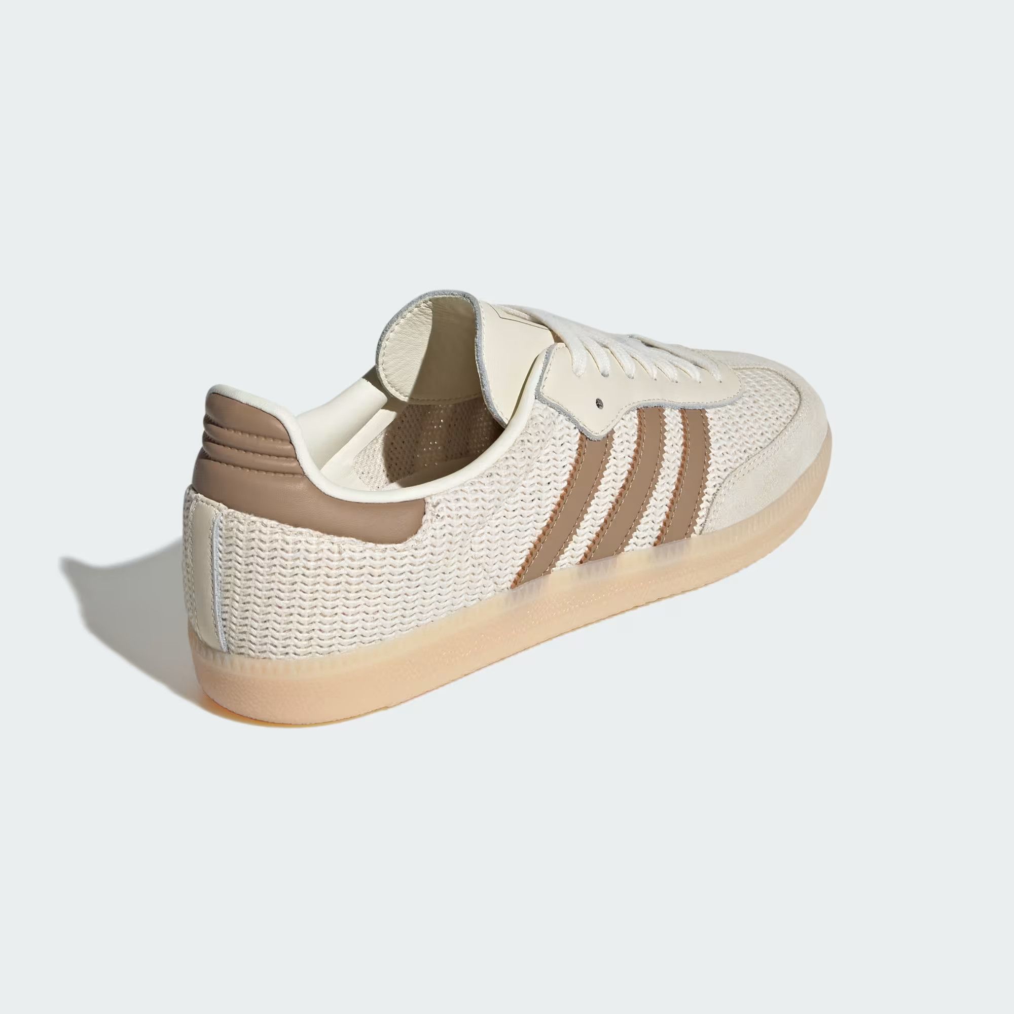 Adidas o1mle0426 Unisex Samba Low-Top Sneakers in Cream Size US 5.5 / EU 38 - 5 Thumbnail