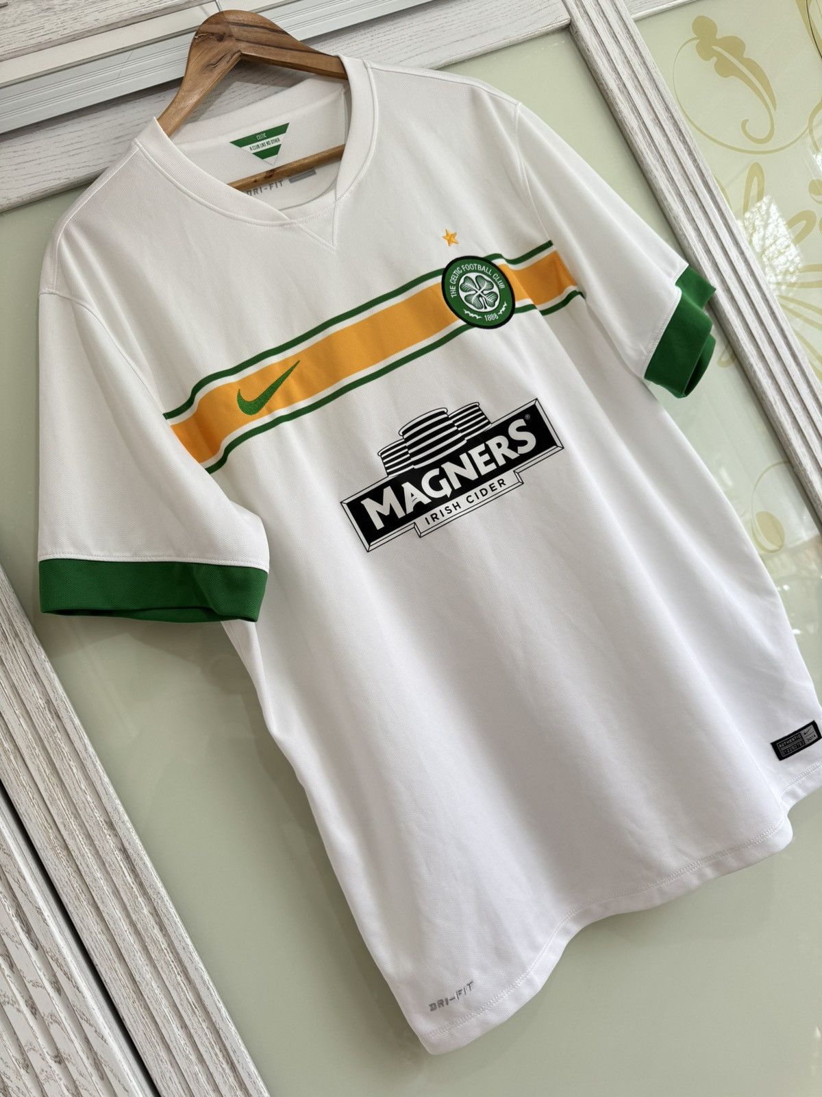 Nike Celtic 2014-2015 Third Soccer Jersey Football Kit Shirt Size US XL / EU 56 / 4 - 4 Thumbnail