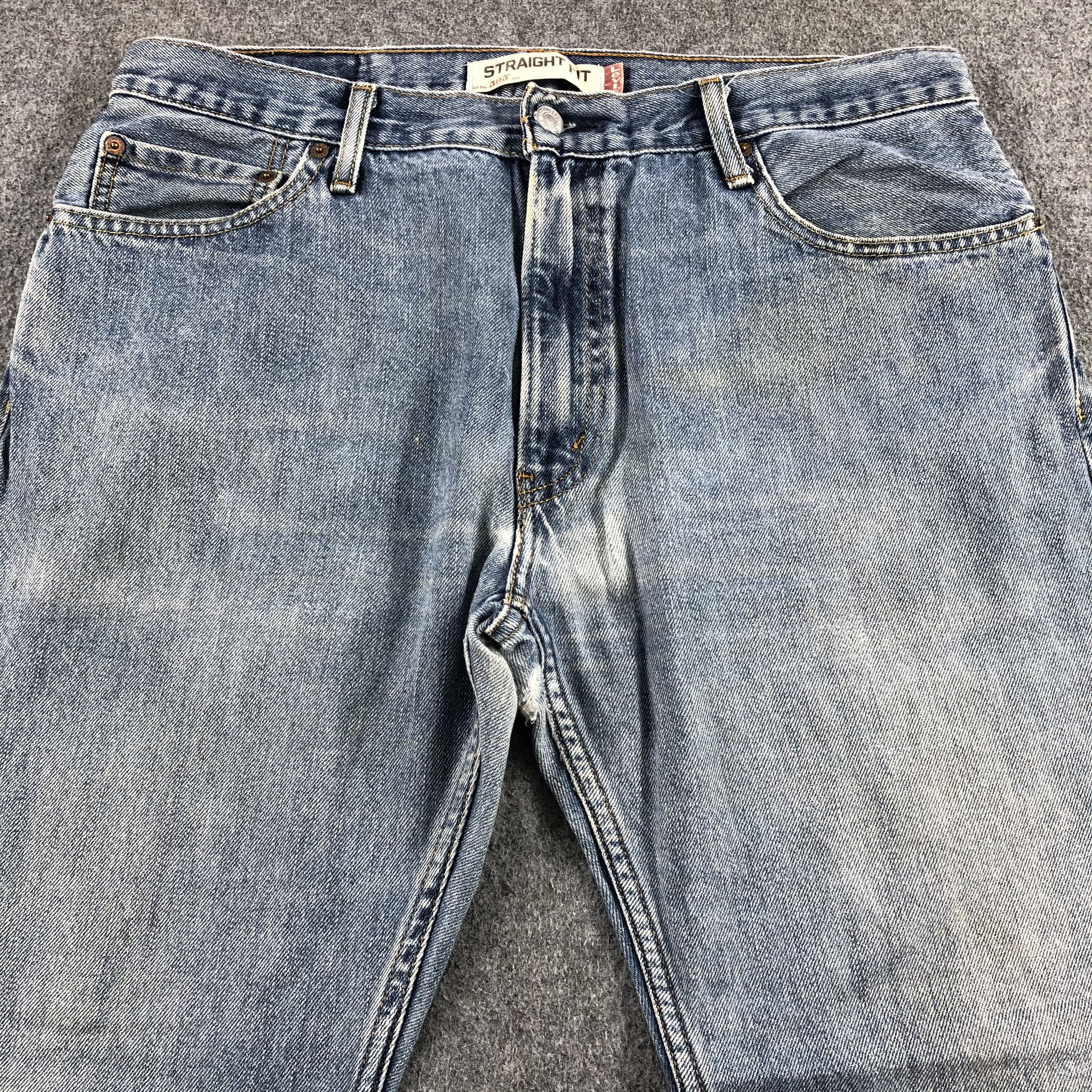 Levi's Vintage Blue Wash Levis 505 Jeans-J1587 Size US 36 / EU 52 - 3 Thumbnail