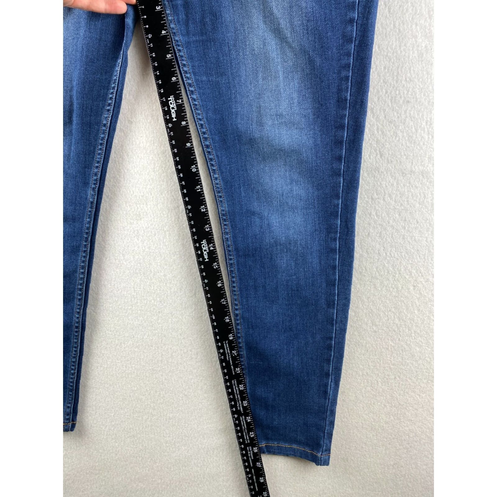 Levi's Levi's 525 Jeans Women 5-Pocket Denim Skinny Blue Dark Wash 32 Regular Stretch Pockets Logo Belt Loops Mid Rise Size 24" / US 00 / IT 34 - 5 Thumbnail