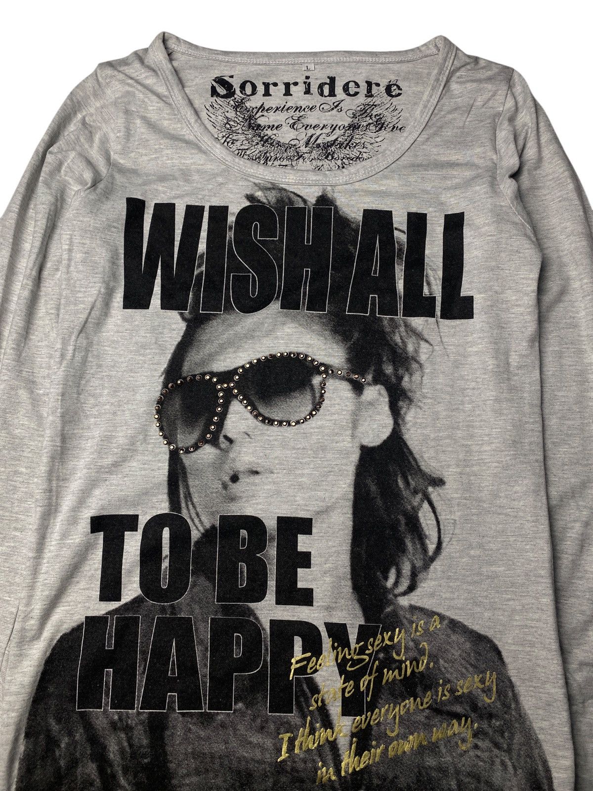 Hysteric Glamour × If Six Was Nine × Japanese Brand 2000's Sorridere Punk Girl Longsleeve Size US S / EU 44-46 / 1 - 2 Thumbnail