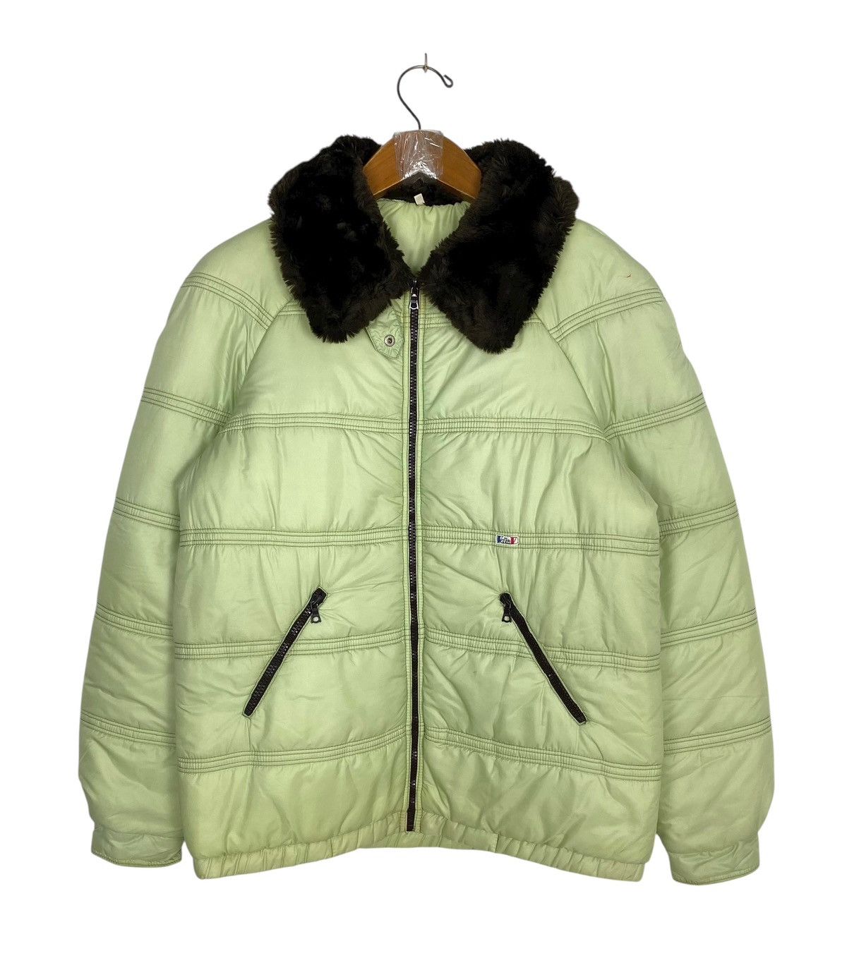 Vintage Rare‼️ Vtg Vdev Quilted Puffer Faux Fur Collar Riri France Size M / US 6-8 / IT 42-44 - 1 Thumbnail
