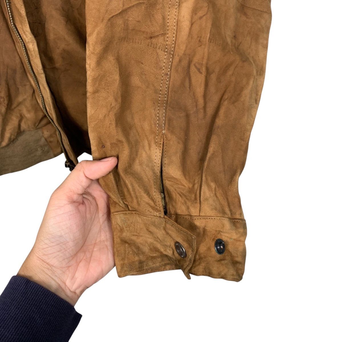 Japanese Brand Bison Suede Leather Jacket Size US M / EU 48-50 / 2 - 13 Thumbnail