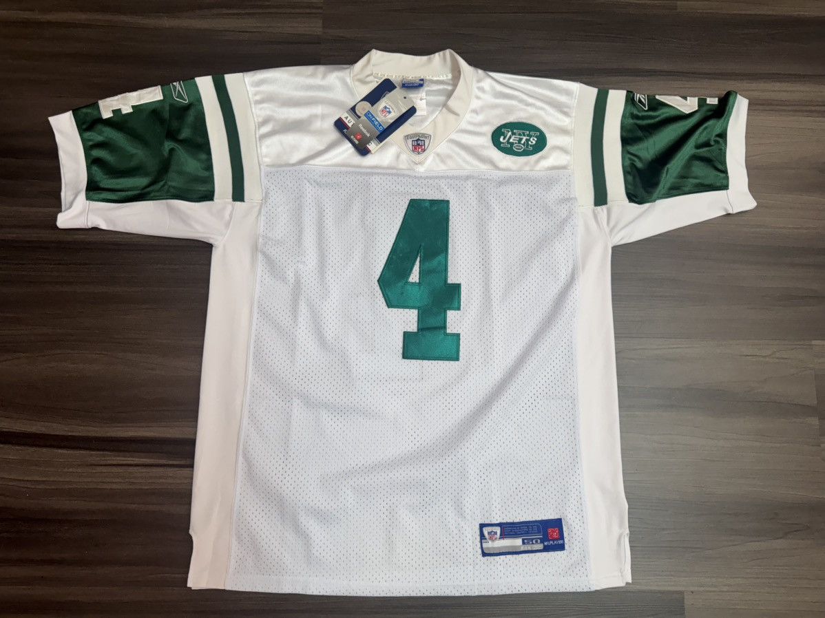 Reebok New York Jets Brett Favre #4 NFL Away Stitched Jersey Size US XL / EU 56 / 4 - 1 Thumbnail