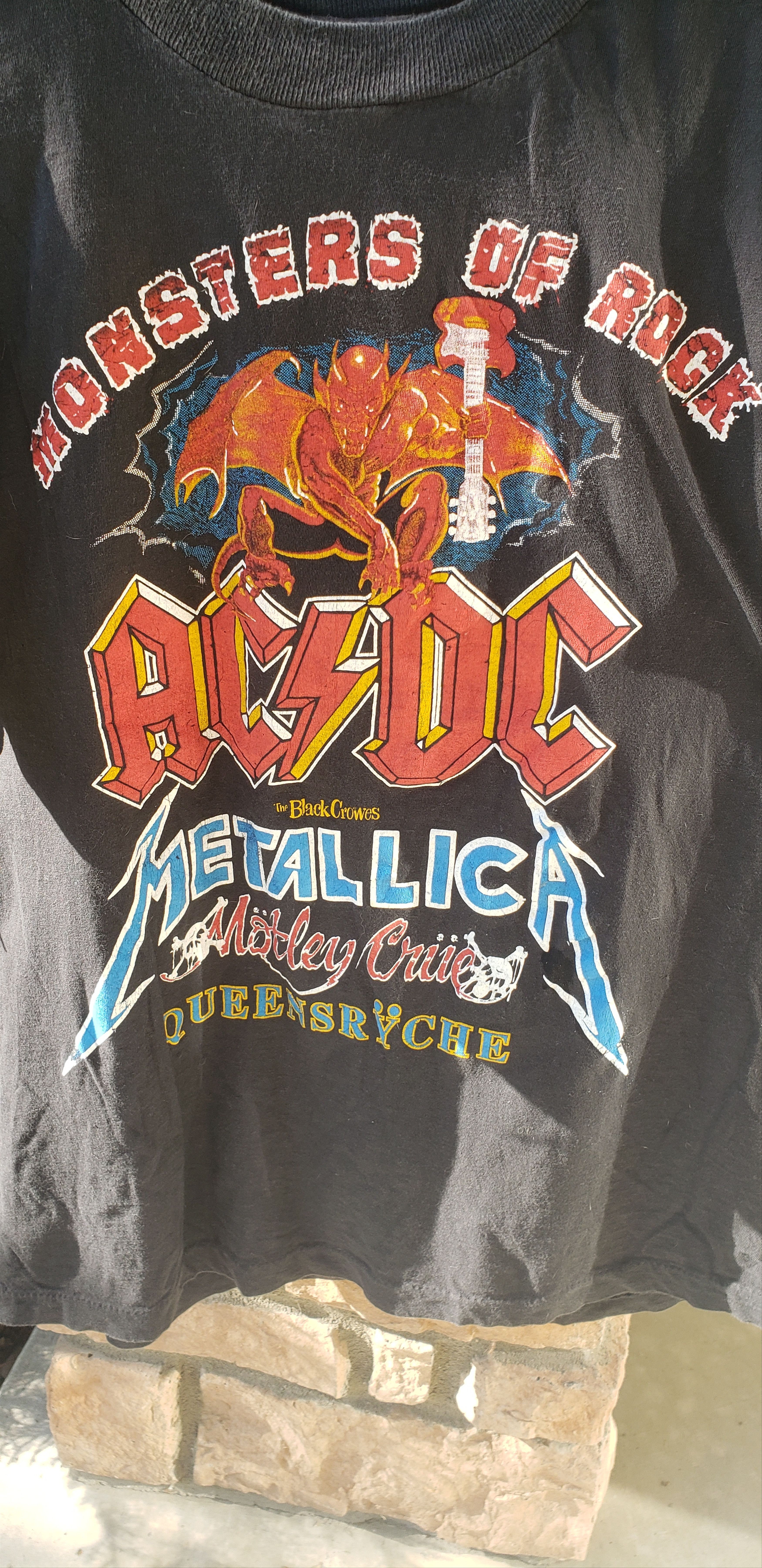 MONSTETS OF ROCK 1991 Tシャツ　当時モノ Monsters Of Rock 1991 T Shirt | Grailed
