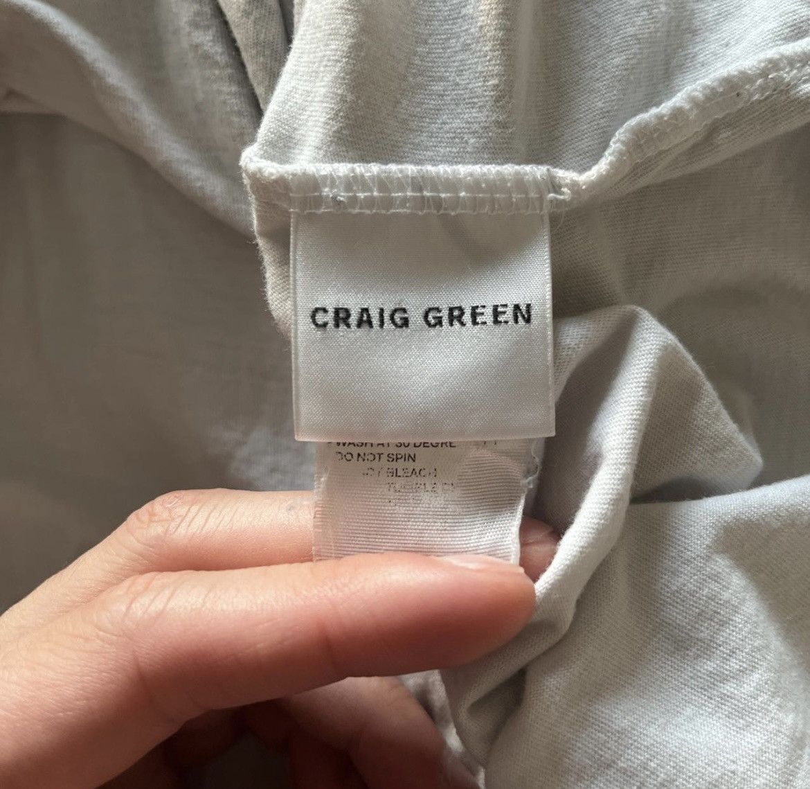 Craig Green Craig Green S/S 2018 Talisman Destroyed white T-shirt Size US L / EU 52-54 / 3 - 5 Thumbnail