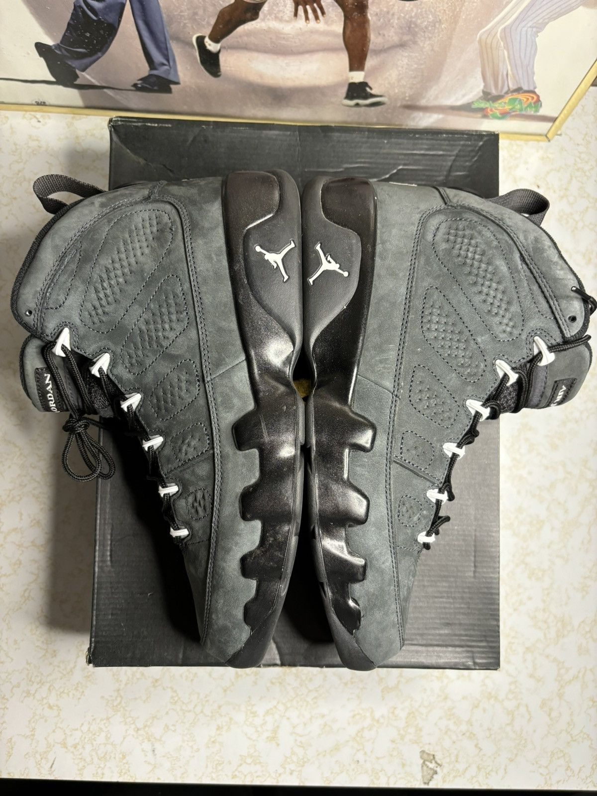 Jordan Brand Jordan Retro 9 ‘anthracite’ Size US 9.5 / EU 42-43 - 4 Thumbnail