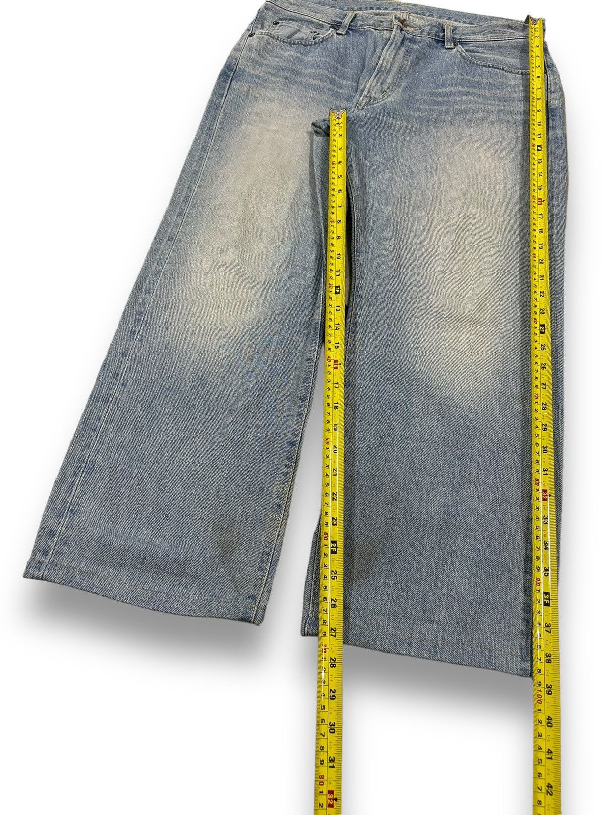 Edwin Vintage Edwin 505XX Selvedge Dirt Mud Wash Baggy Jeans Size US 34 / EU 50 - 16 Thumbnail