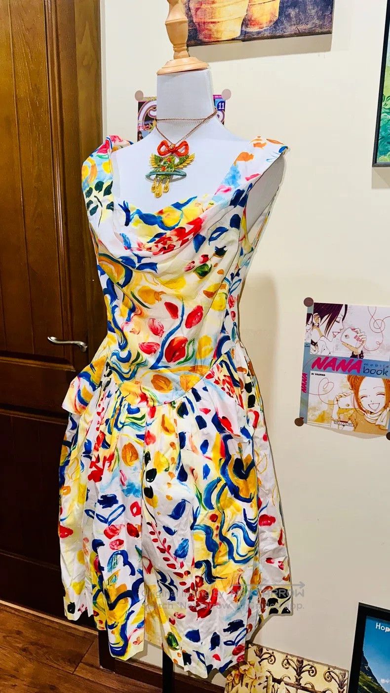 Vivienne Westwood vivienne westwood Floral Ruffled Dress Size M / US 6-8 / IT 42-44 - 2 Thumbnail