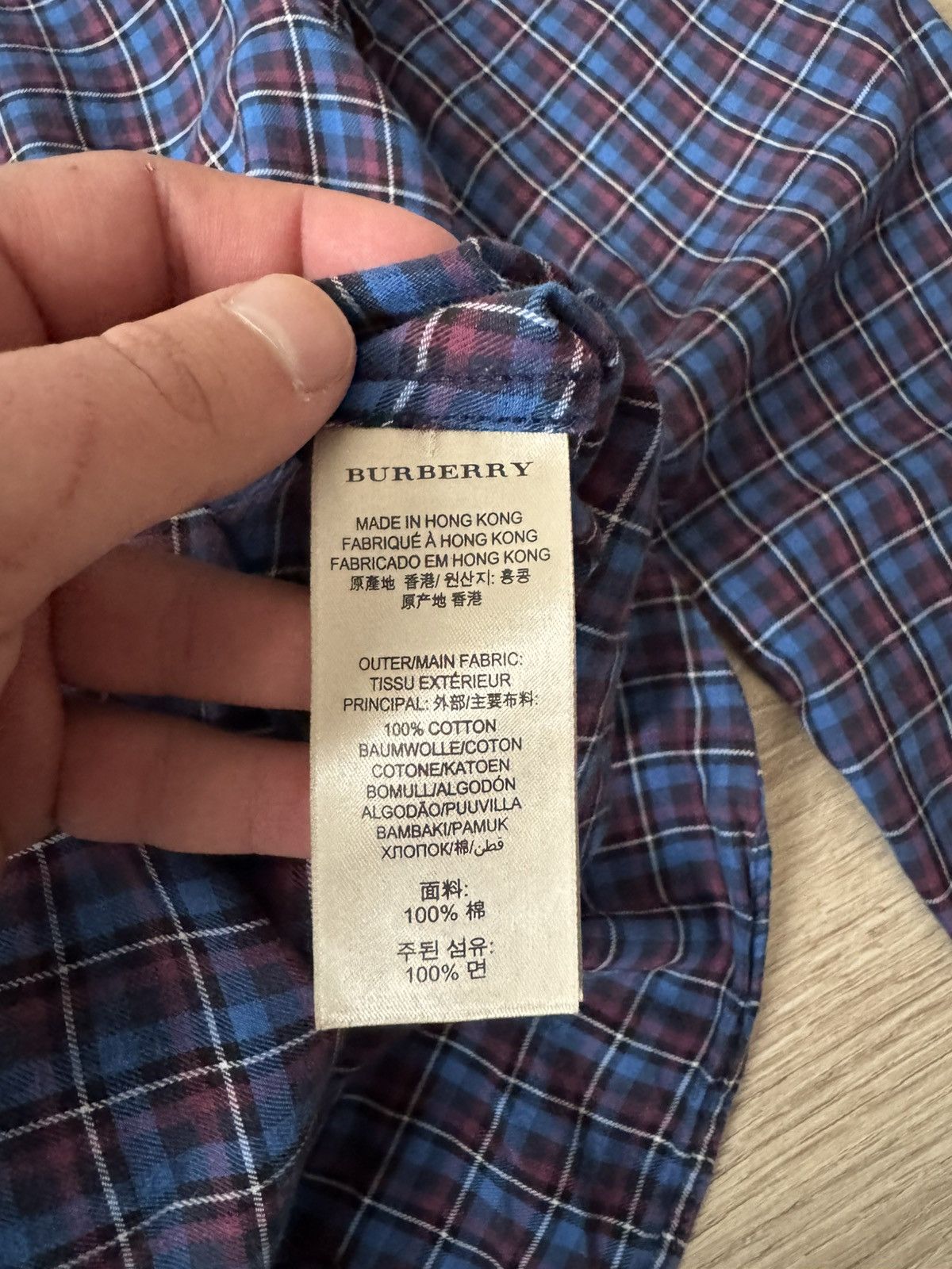 Burberry Burberry Brit Check Button Up Shirt Size US M / EU 48-50 / 2 - 6 Thumbnail