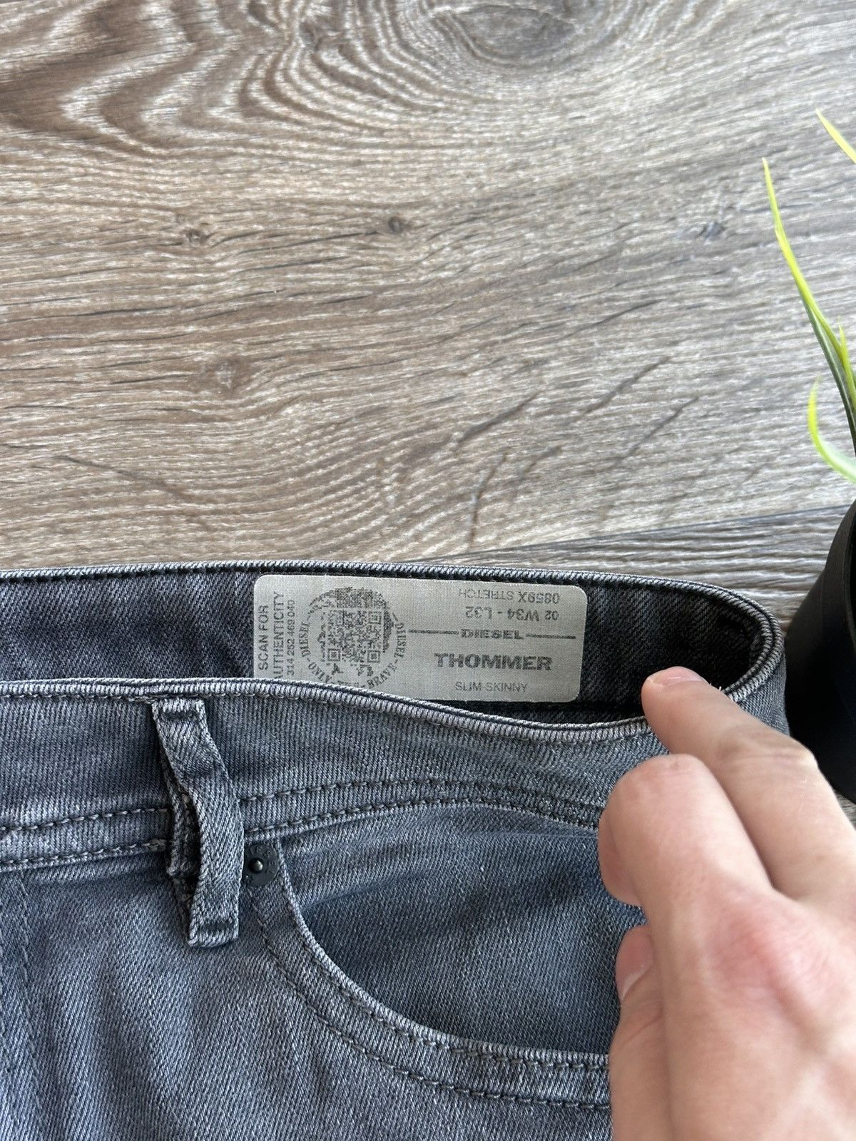Diesel 🔥 Diesel Thommer Skinny Slim Stretch Washed Jeans Denim Pant Size US 34 / EU 50 - 5 Thumbnail