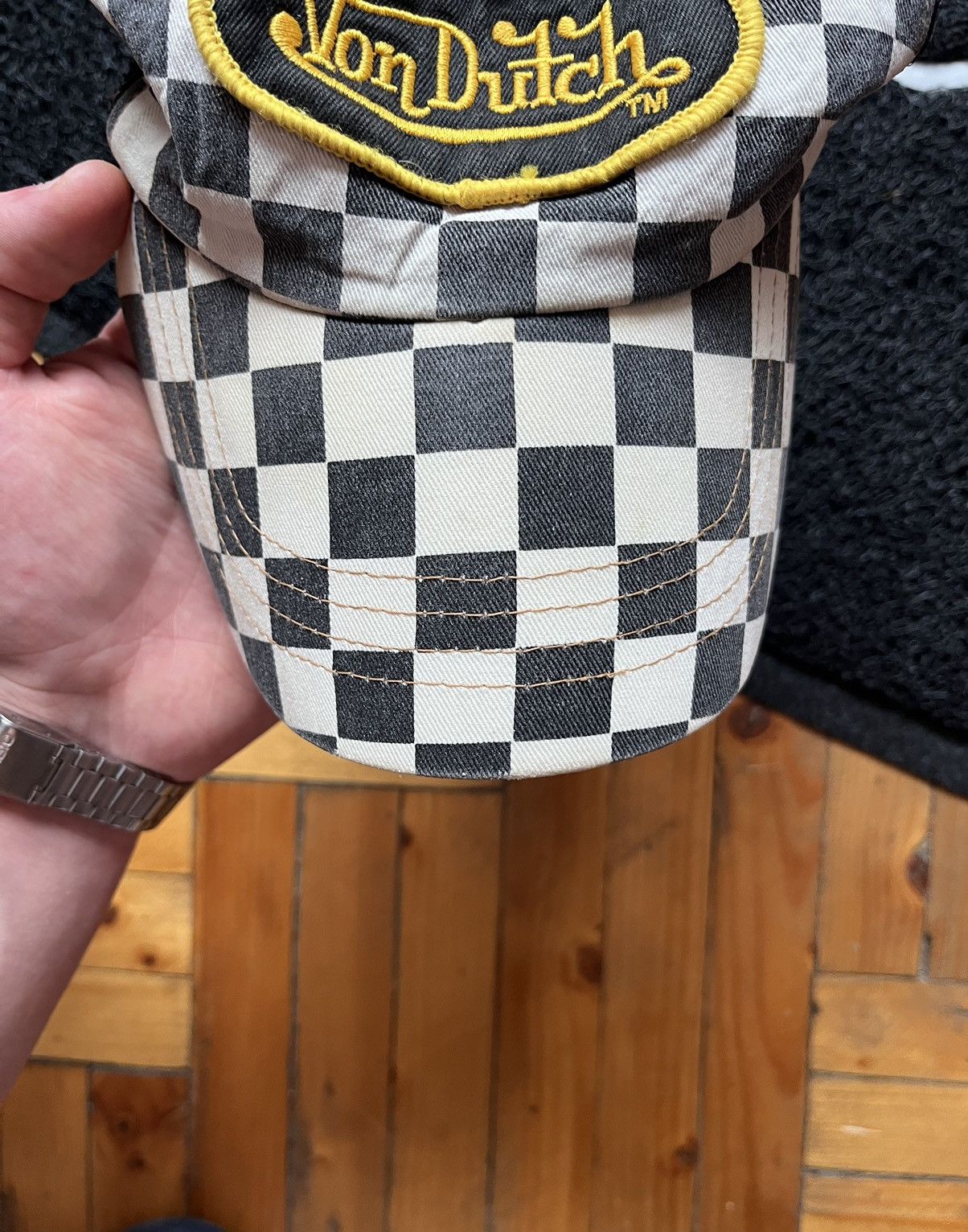 Vintage × Von Dutch Vintage Von Dutch Streetwear Avant Garde Cap Size ONE SIZE - 6 Thumbnail