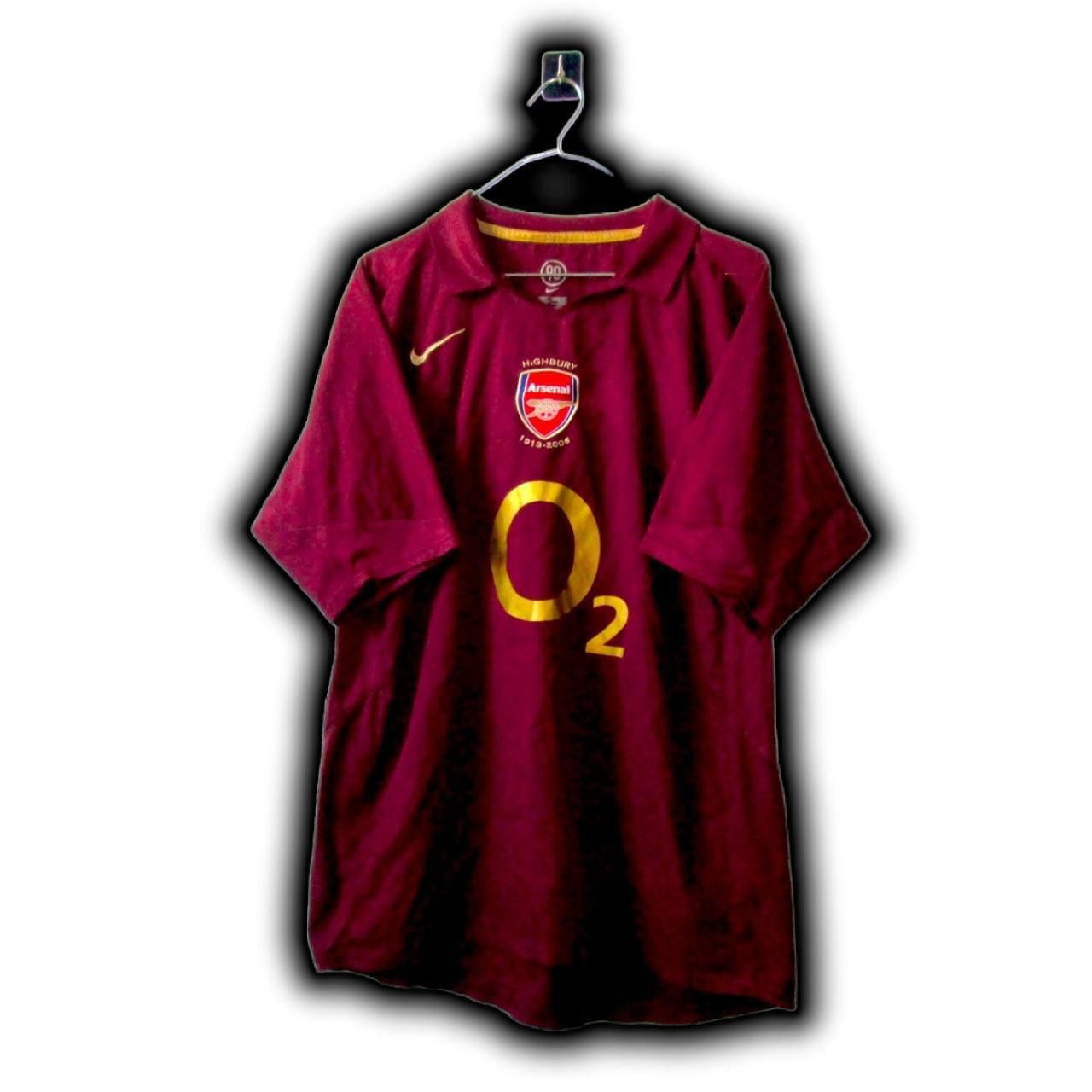 Nike Fc Arsenal 2005 2006 Home Shirt Jersey HighBury Size US L / EU 52-54 / 3 - 2 Thumbnail