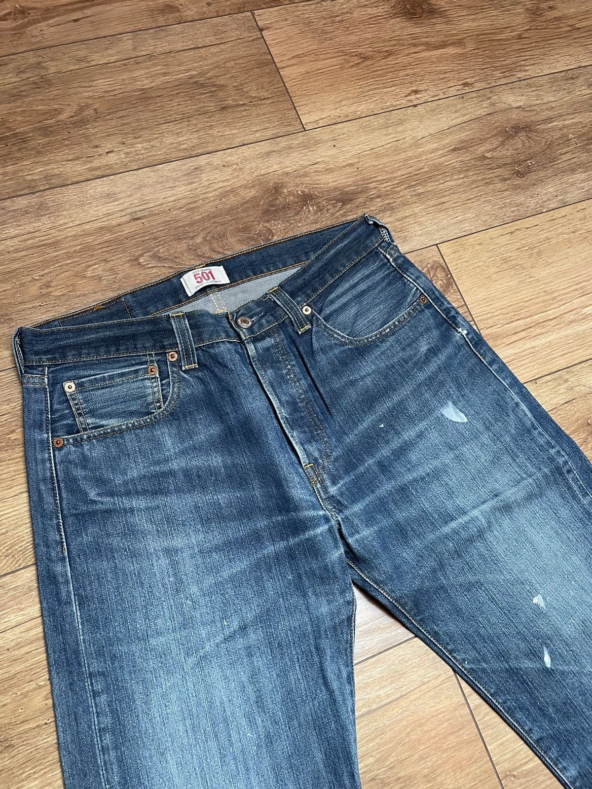 Levi's Stunning vintage Levi’s 501 blue jeans Size US 33 - 4 Thumbnail