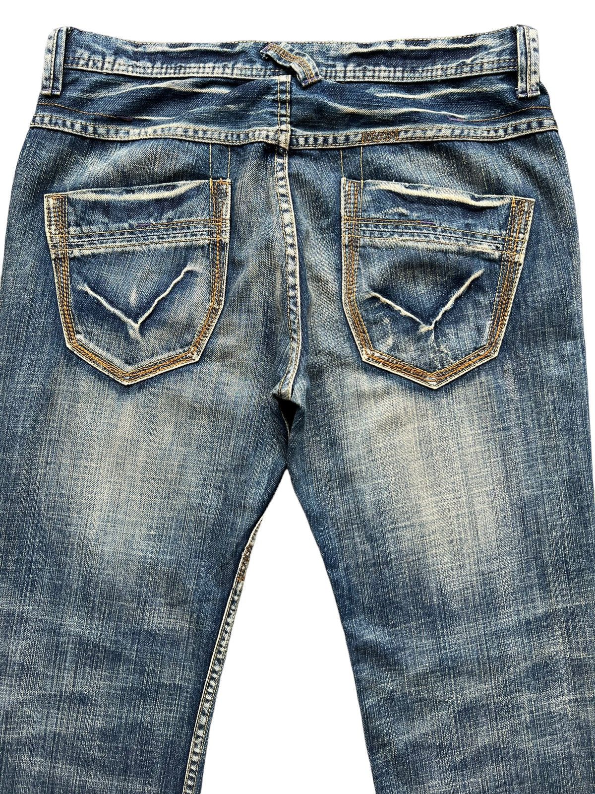 Takeo Kikuchi Takeo Kikuchi Boro Style Japanese Brand Denim Jeans 34x31 Size US 34 / EU 50 - 5 Thumbnail